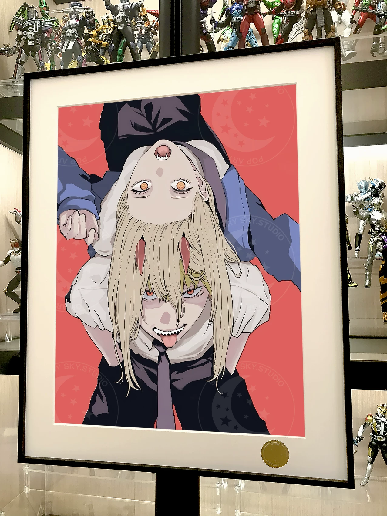 【Pre-sale】Decorative Painting of Denji and Power-Chainsaw Man-XingKong Studio
