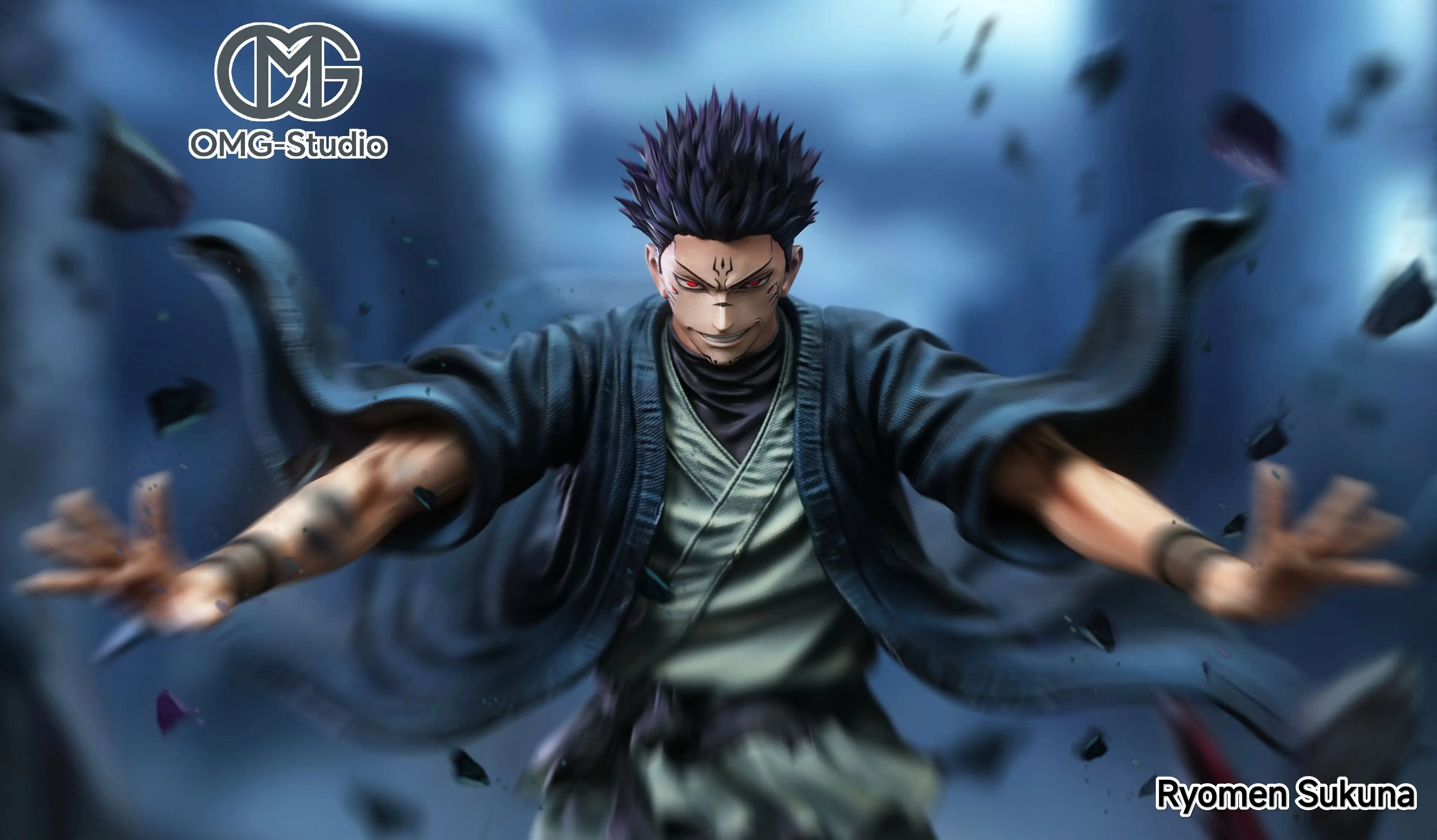 【Pre-sale】1/6 Scale Ryomen Sukuna-Jujutsu Kaisen-OMG Studio