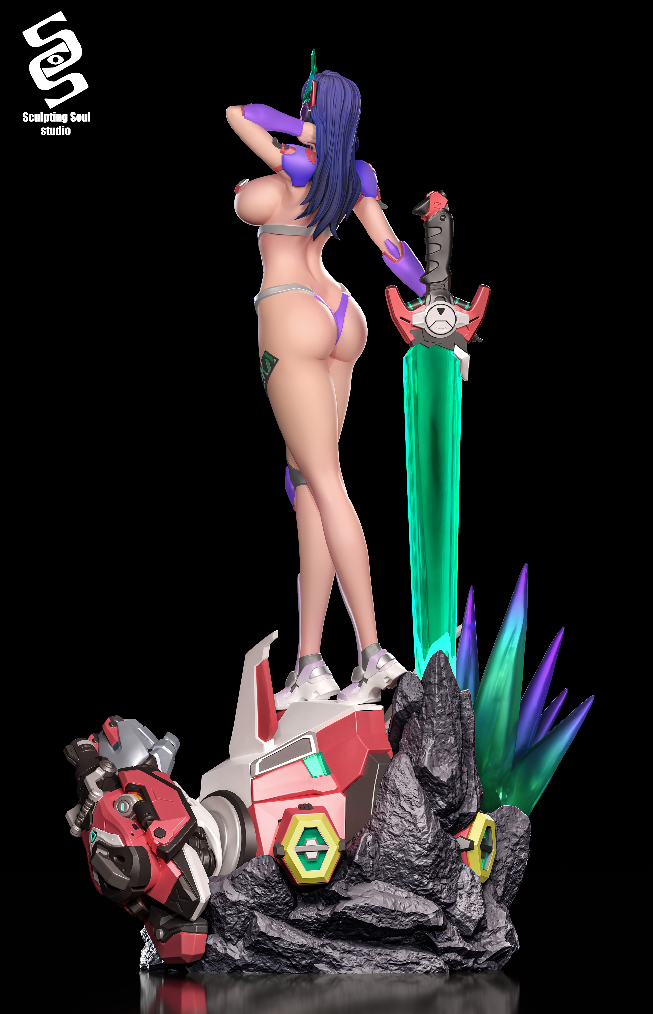 【Pre-sale】1/4 Scale D.Mon Yuna Lee-Overwatch-Sculpting Soul Studio