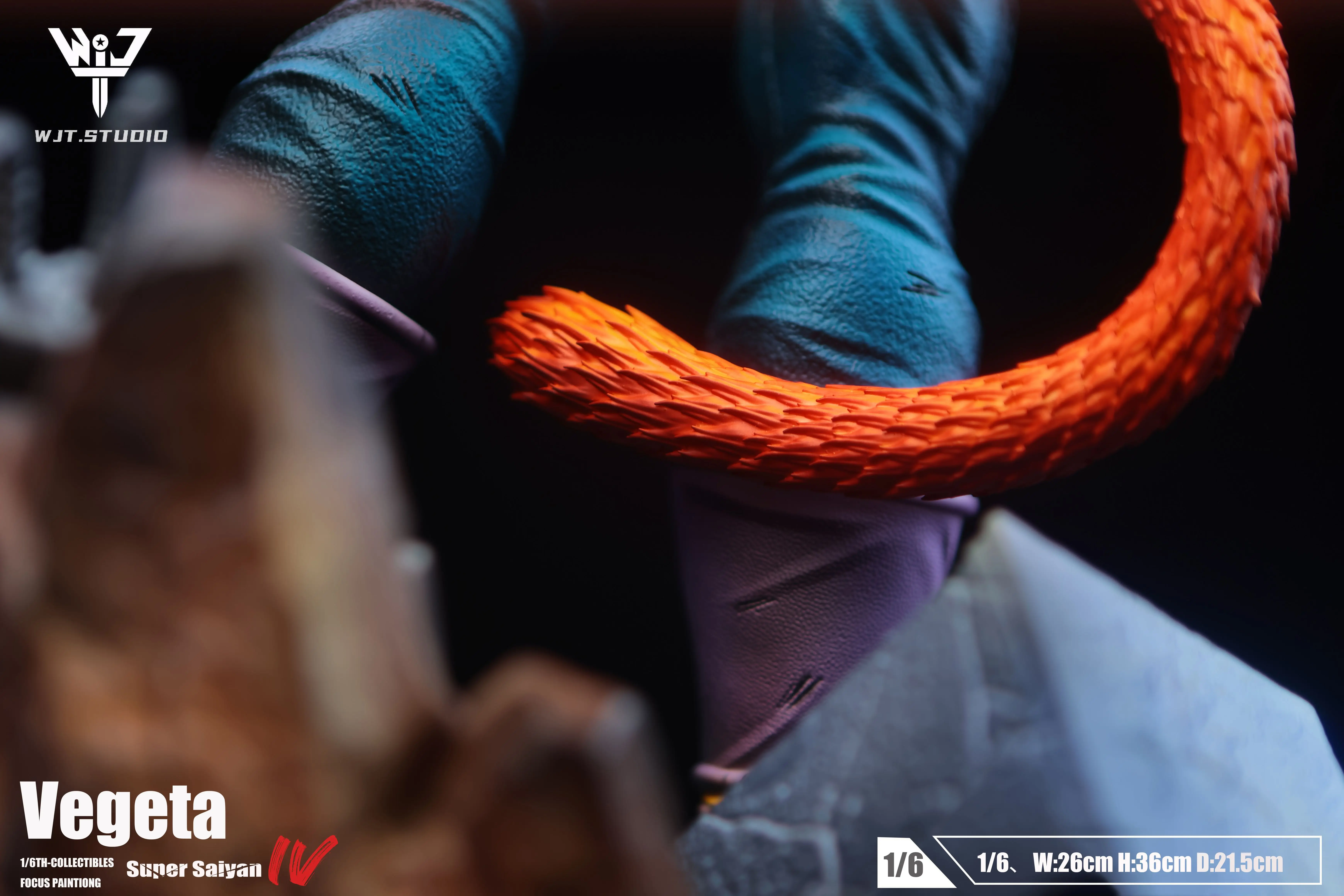 【Pre-sale】1/6 and 1/4 Scale Proud Vegeta with Long Hair-Dragon Ball-WJT Studio