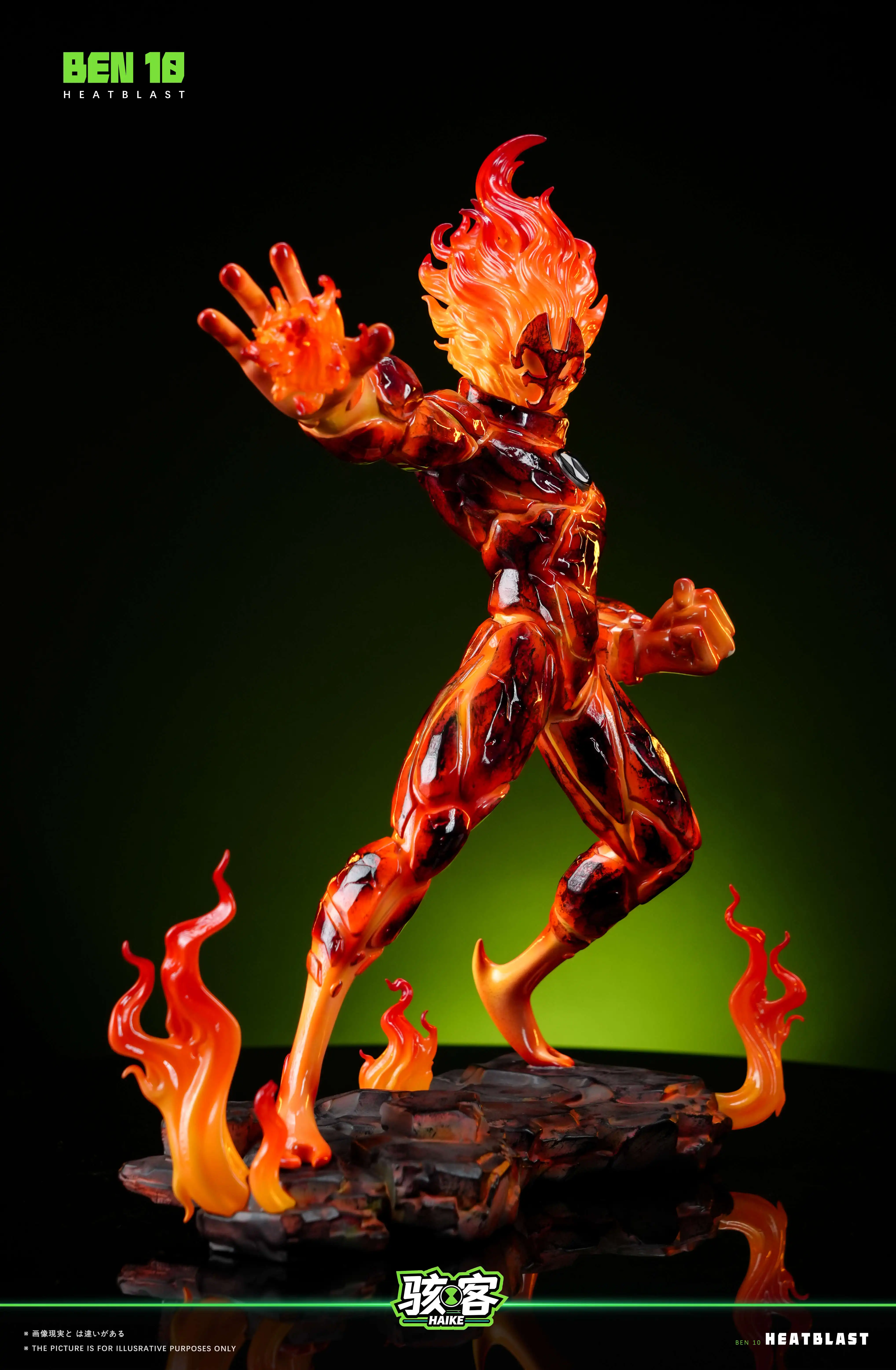 【Pre-sale】Heatblast and Diamondhead-Ben 10-Haike Studio