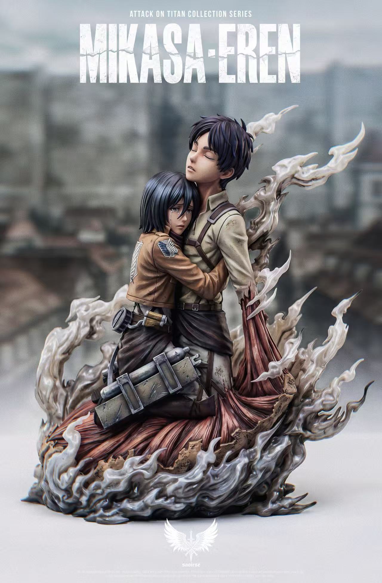 【Pre-sale】1/6 Scale Mikasa and Eren-Attack on Titan-Saoirse Studio