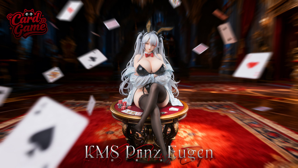 【Pre-sale】1/6 and 1/4 Scale Bunny Girl Prinz Eugen–Card Game Studio