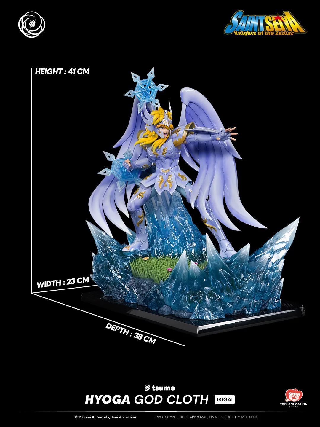 【Pre-sale】1/6 Scale Hyoga God Cloth-Ikigai-Saint Seiya-TSUME Studio