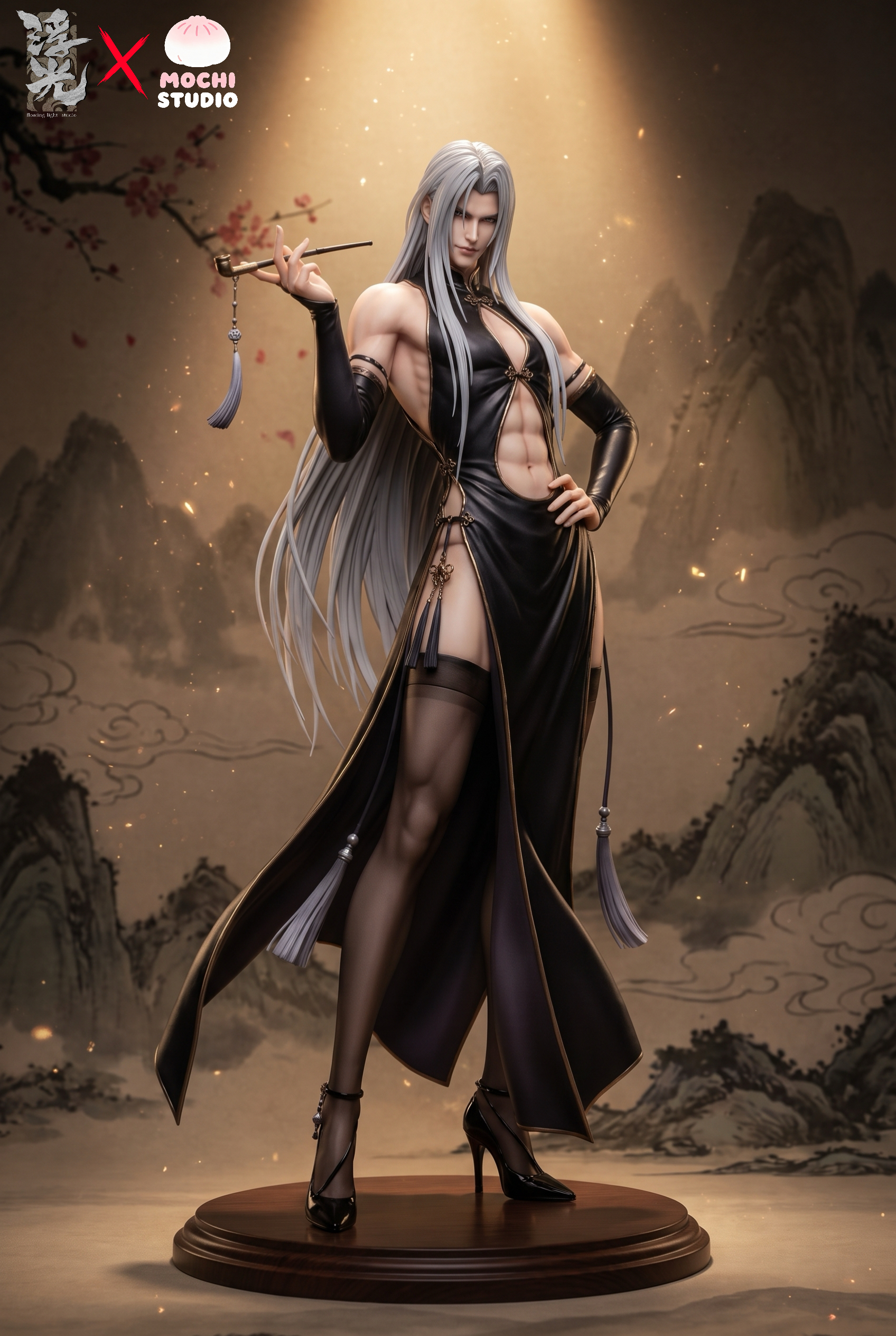 【Pre-sale】Cheongsam Cloud and Sephiroth-Final Fantasy-Mochi Studio