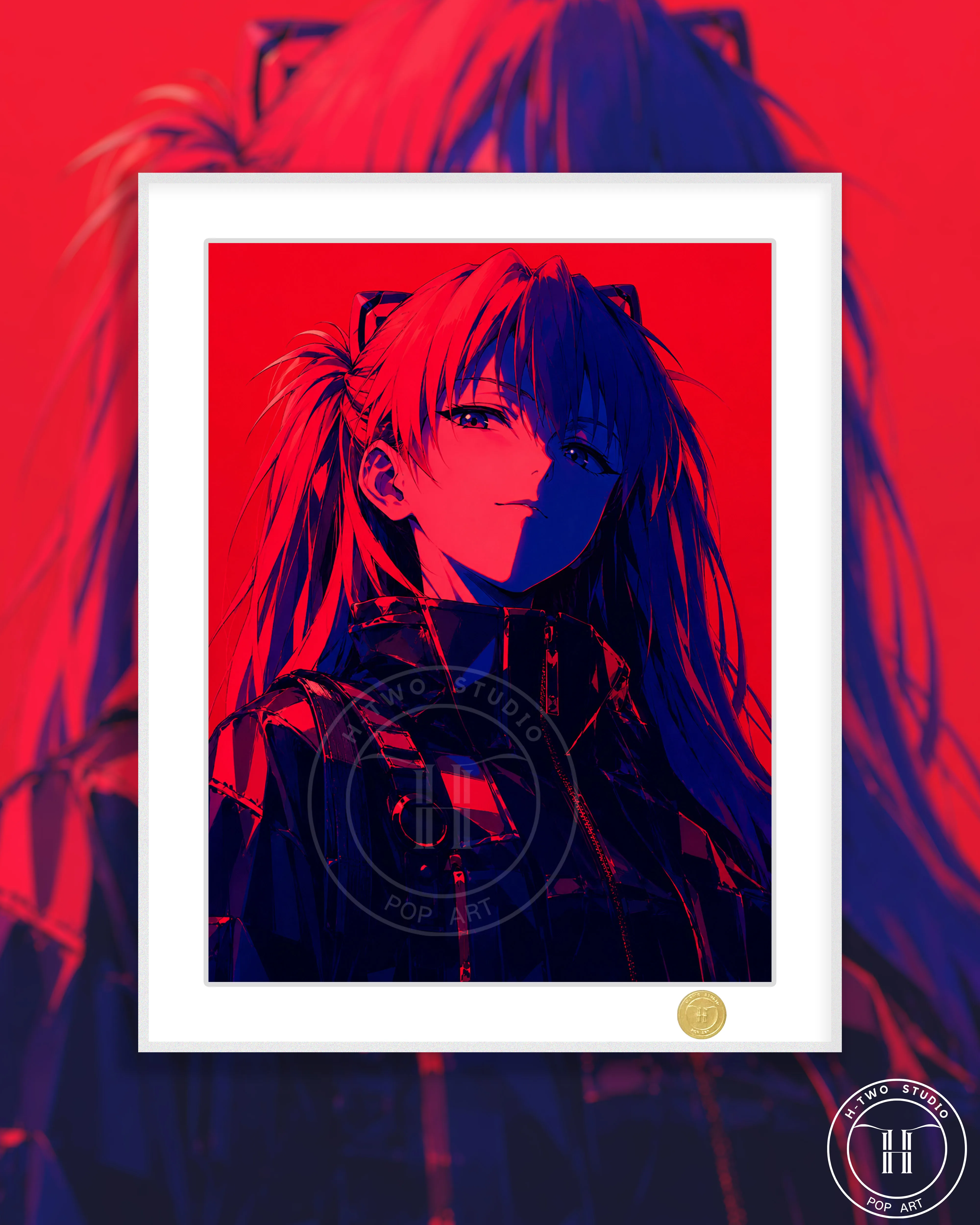 【Pre-sale】Decorative Painting of Cyber Asuka-EVA-H2 Studio
