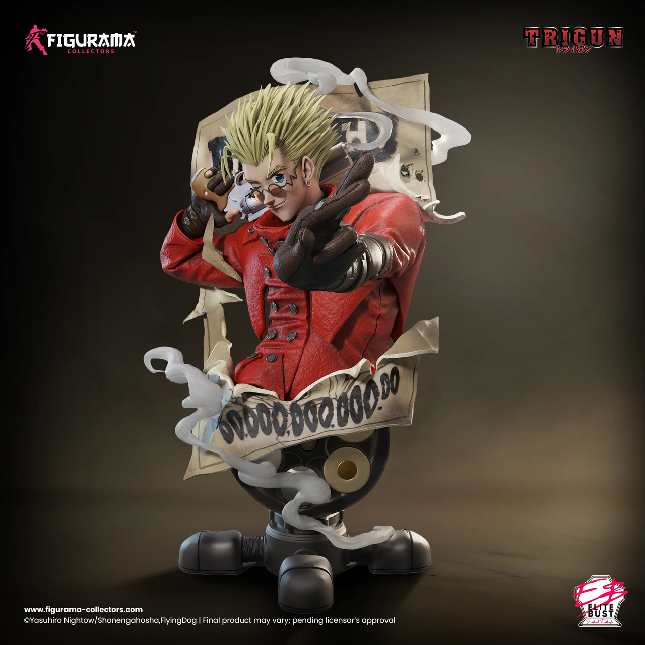 【Pre-sale】1/4 Scale Bust of Trigun-Figurama Studio
