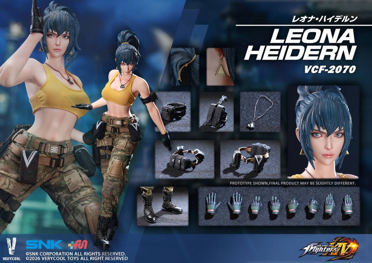 【Pre-sale】1/6 Scale Leona Heidern action figure Licensed-VERYCOOL Studio