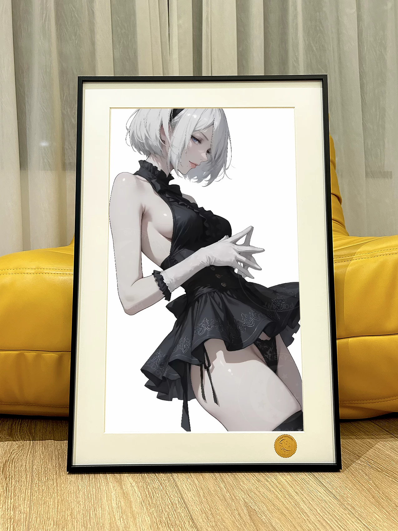 【Pre-sale】Decorative Painting of Black Dress 2B-NieR:Automata-XingKong Studio
