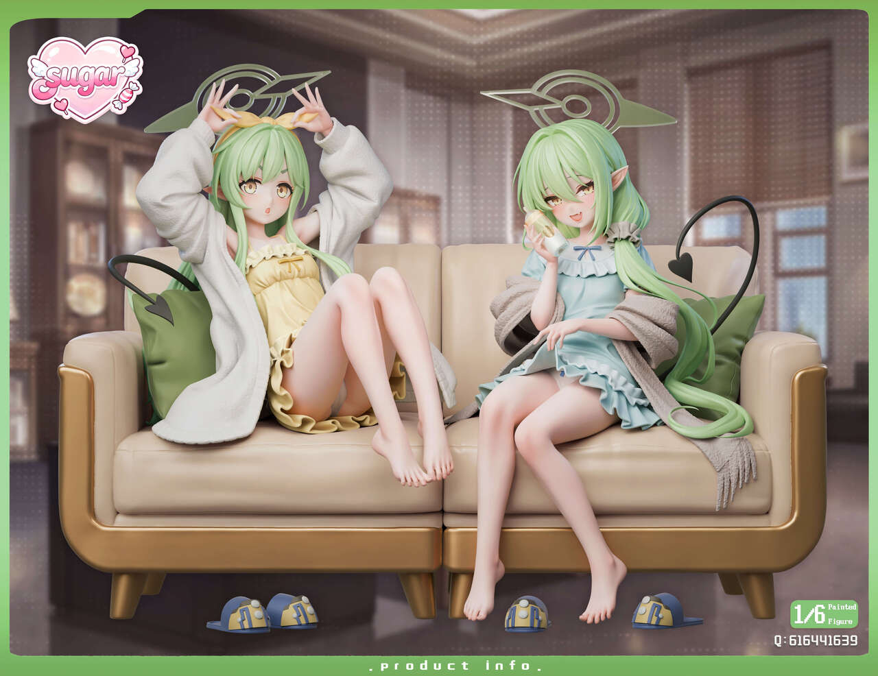 【Pre-sale】1/6 Scale Tachibana Hikari and Tachibana Nozomi-Blue Archive-Sugar Heart Studio