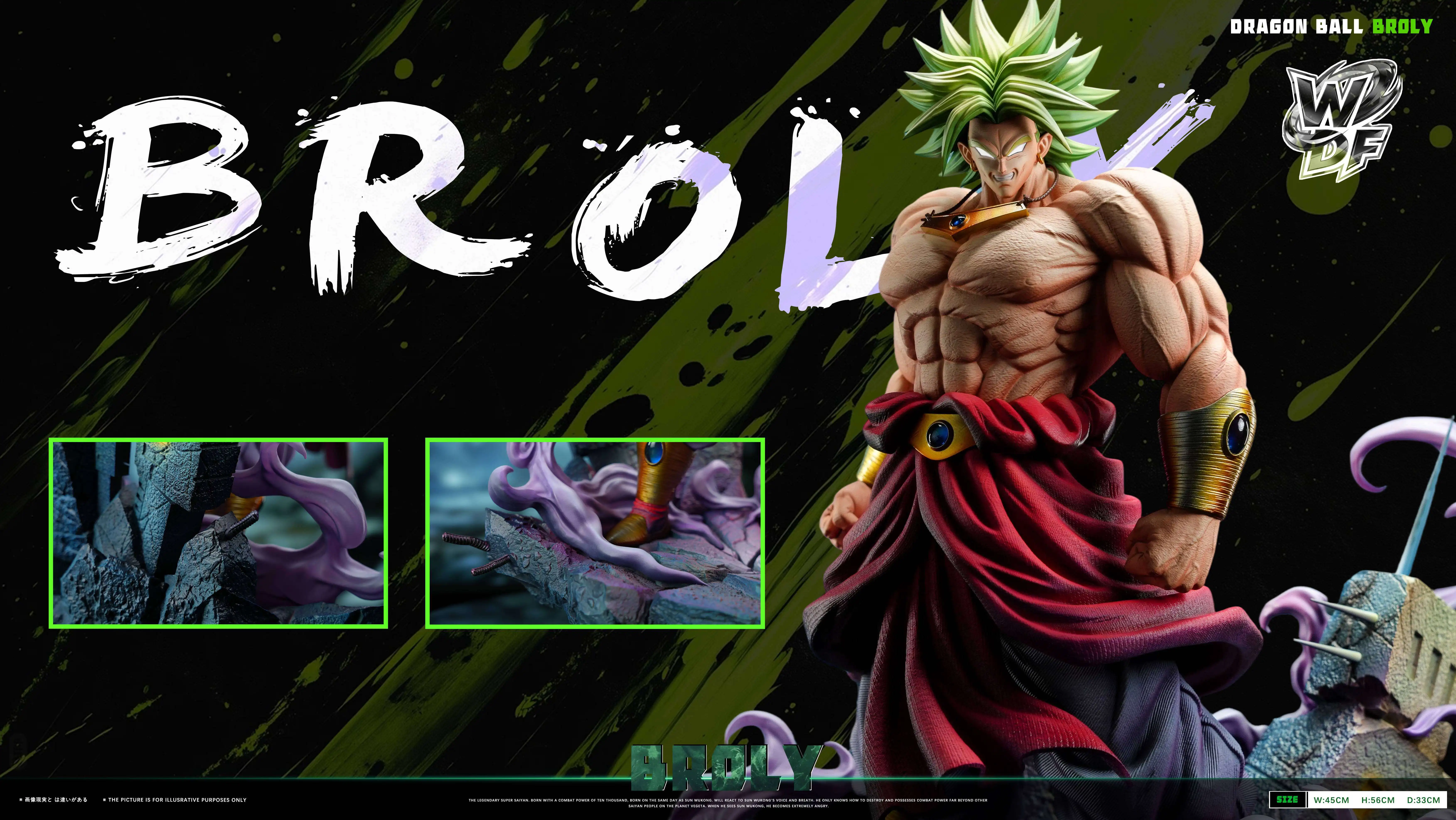 【Pre-sale】1/6 Scale Broly-Dragon Ball-WDF Studio