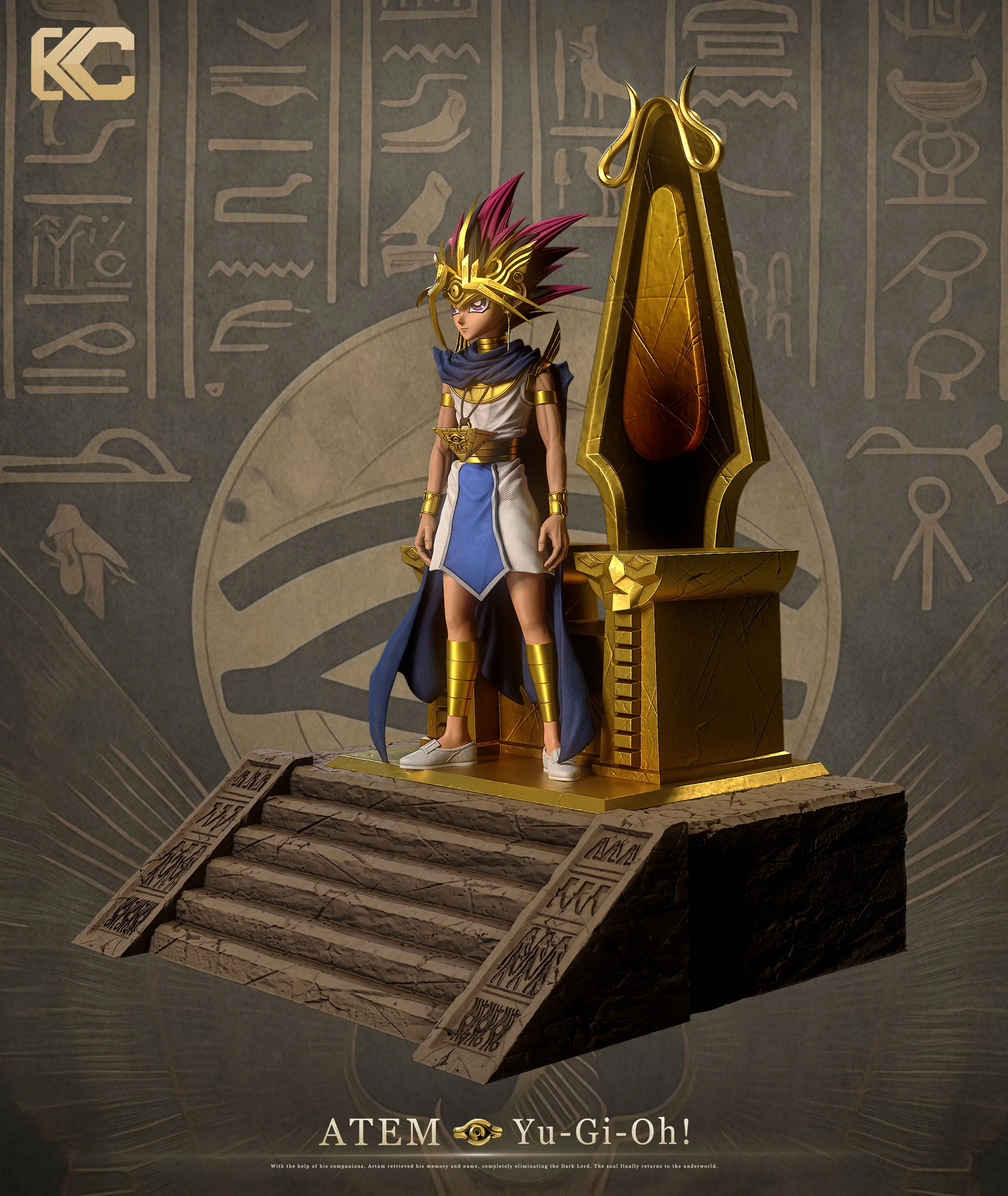 【Pre-sale】1/6 Scale Throne ATEM-Yu-Gi-Oh! Duel Monsters-KC Studio