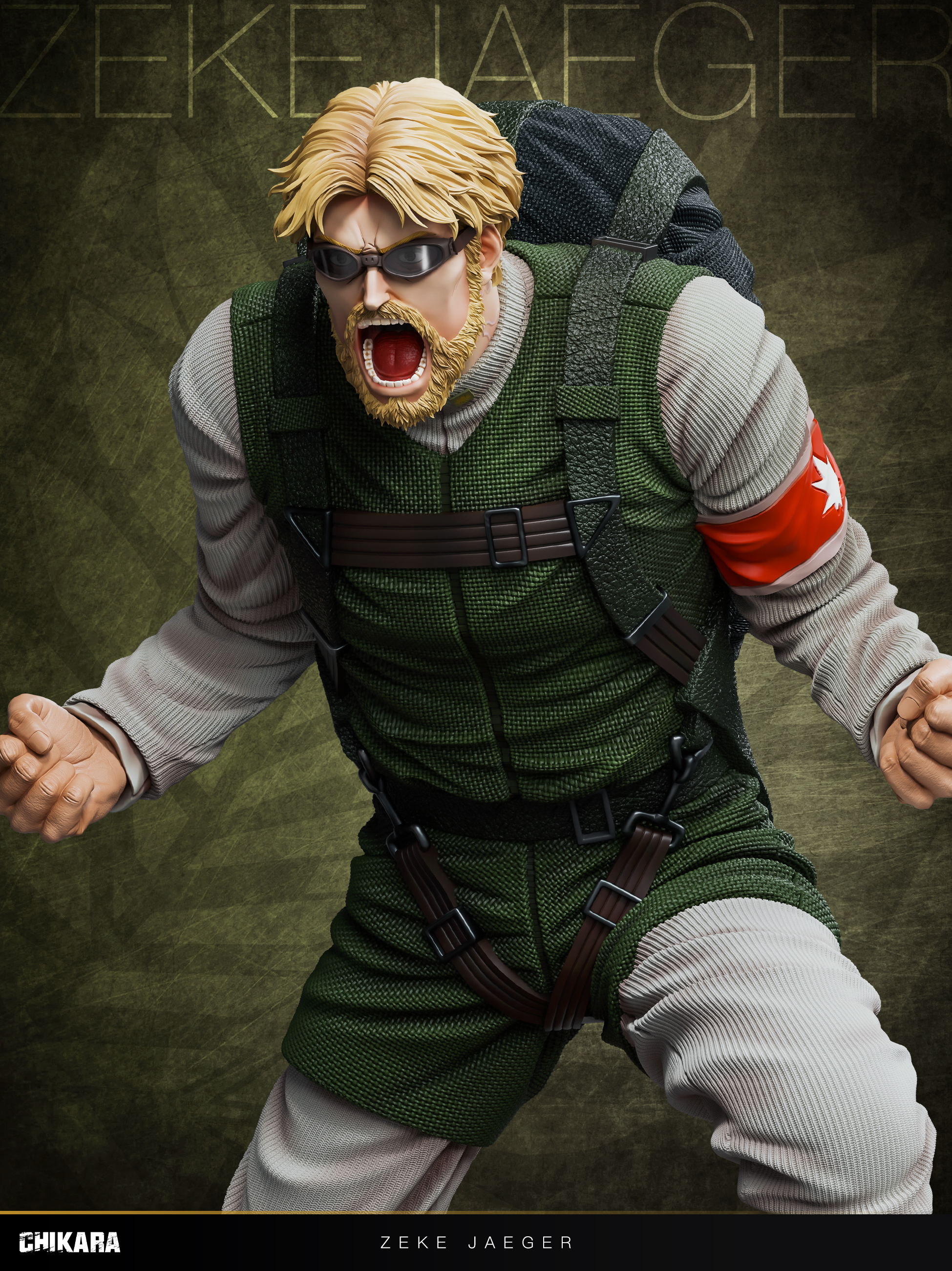 【Pre-sale】1/6 Scale Zeke Jaeger-Attack on Titan-CHIKARA Studio