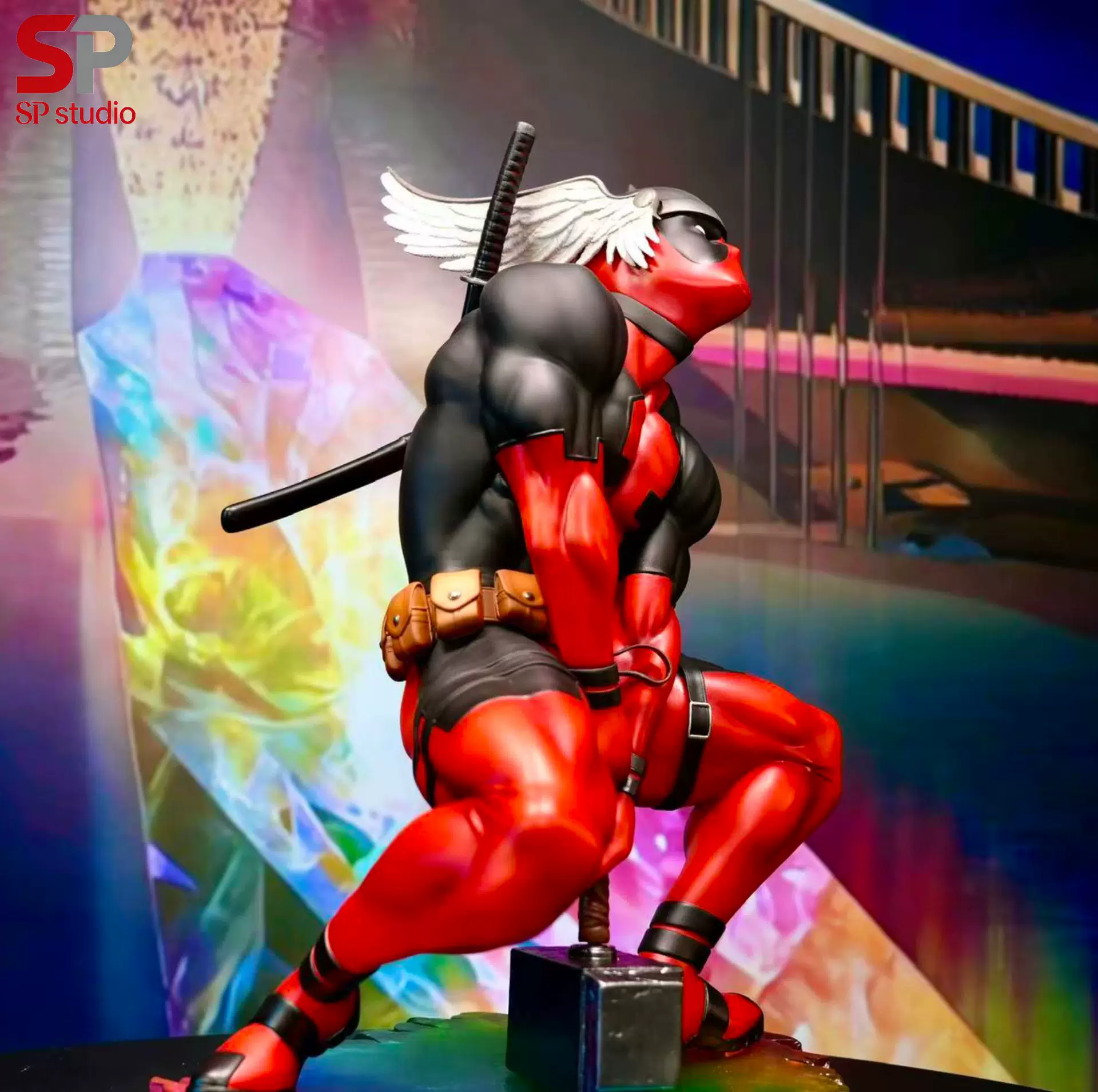 【Pre-sale】1/4 Scale 004 Deadpool with Hammer-SP Studio