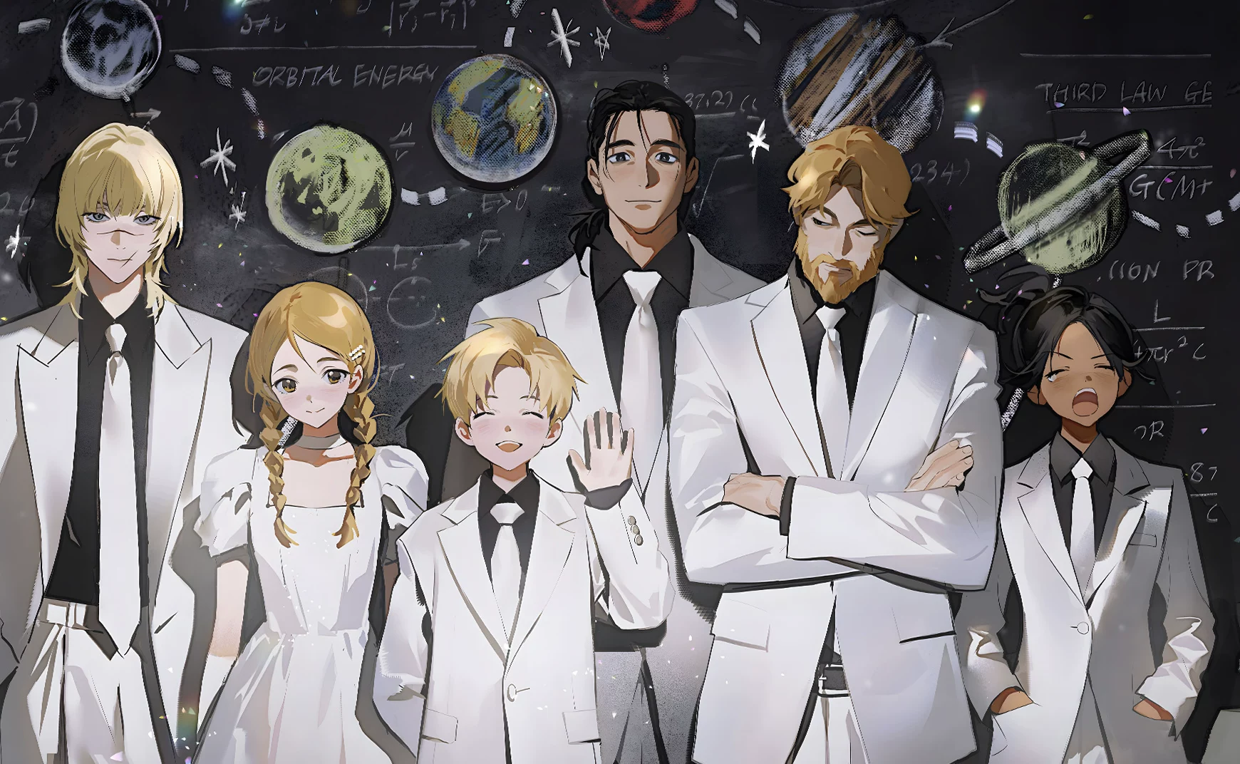 【Pre-sale】Decorative Painting of 6 Characters-Orb: On the Movements of the Earth-H2 Studio