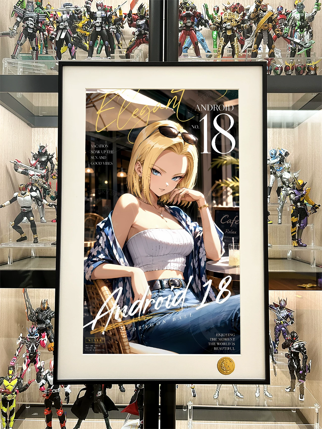【Pre-sale】Decorative Painting of Android 18-Dragon Ball-XingKong Studio