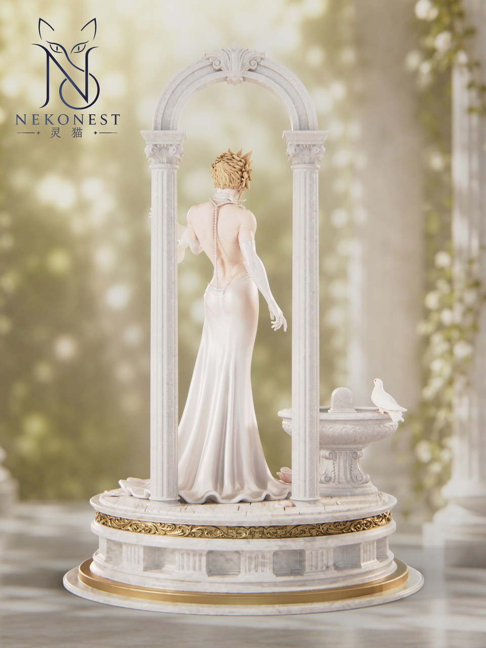 【Pre-sale】1/6 Scale White Dress CLOUD-Final Fantasy-NekoNest Studio
