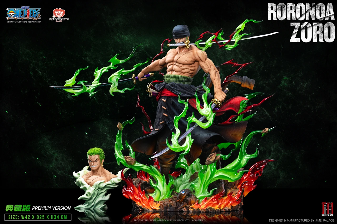 【Pre-sale】1/6 Scale Legendary Roronoa Zoro Licensed-One Piece-Jimei Palace Studio