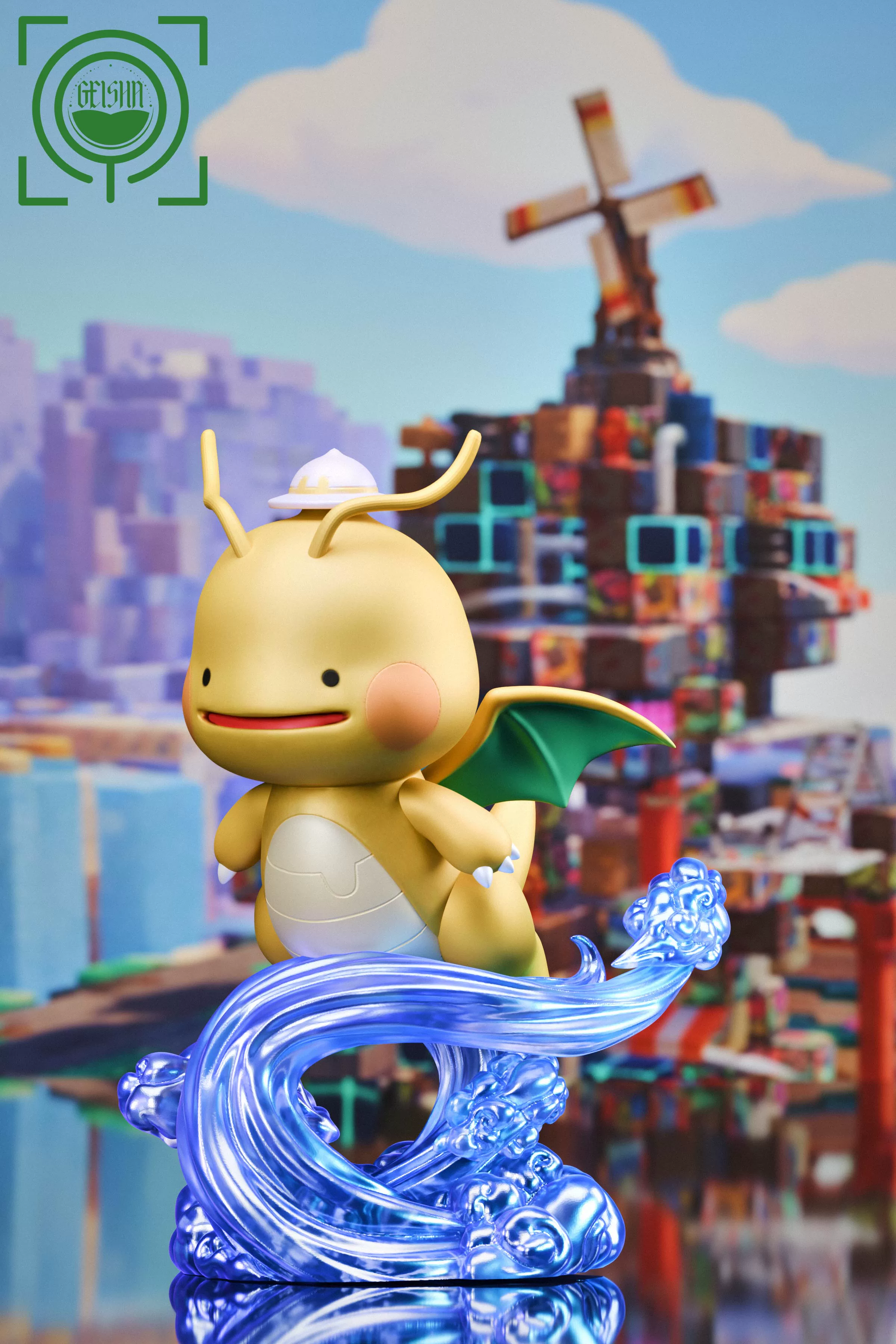 【Pre-sale】Pokopia Ditto Dragonite Form-GEISHA Studio