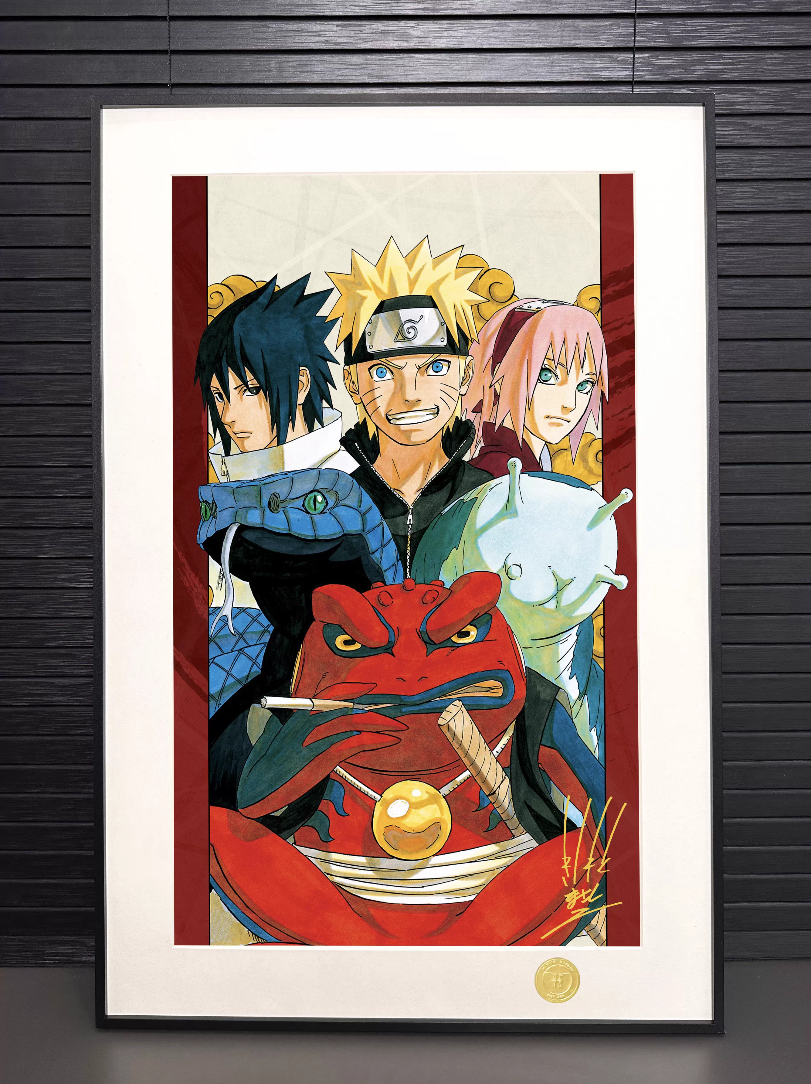 【Pre-sale】Decorative Painting of Naruto, Sasuke and Sakura-H2 Studio