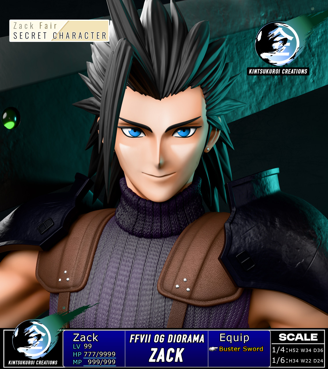 【Pre-sale】1/6 and 1/4 Scale ZACK OG-Final Fantasy-Kintsukuroi Creations Studio