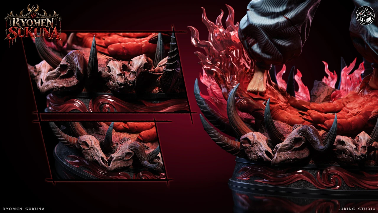 【Pre-sale】1/6 Scale Sukuna-Jujutsu Kaisen-JJking Studio