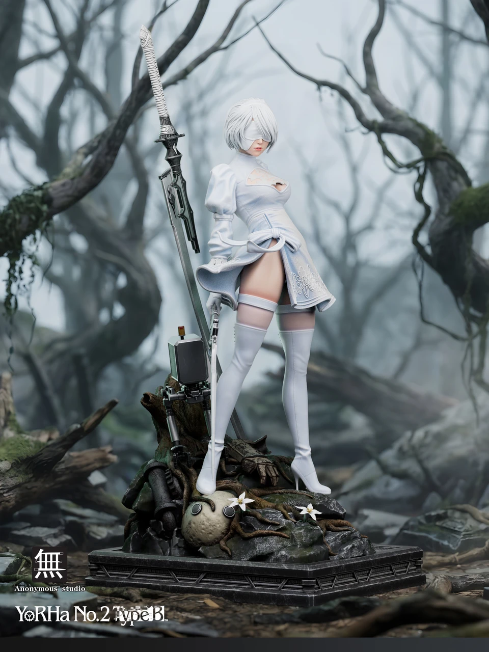 【Pre-sale】1/6 and 1/4 Scale NieR 2B-NieR:Automata-Anonymous Studio