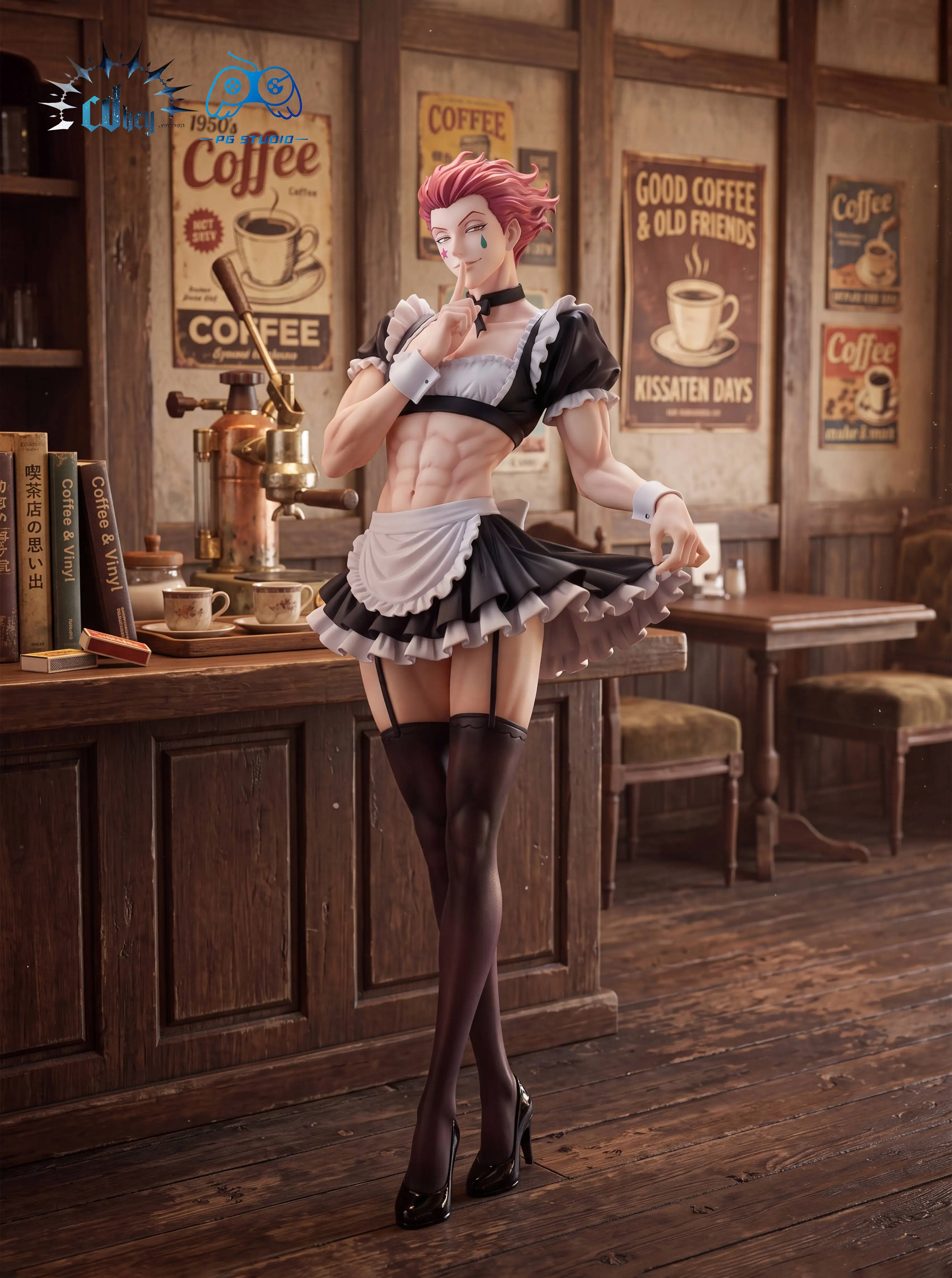 【Pre-sale】1/6 Scale Maid Suit Hisoka Morow and Illumi Zoldyck-HUNTER×HUNTER-Cdkey × PG Studio