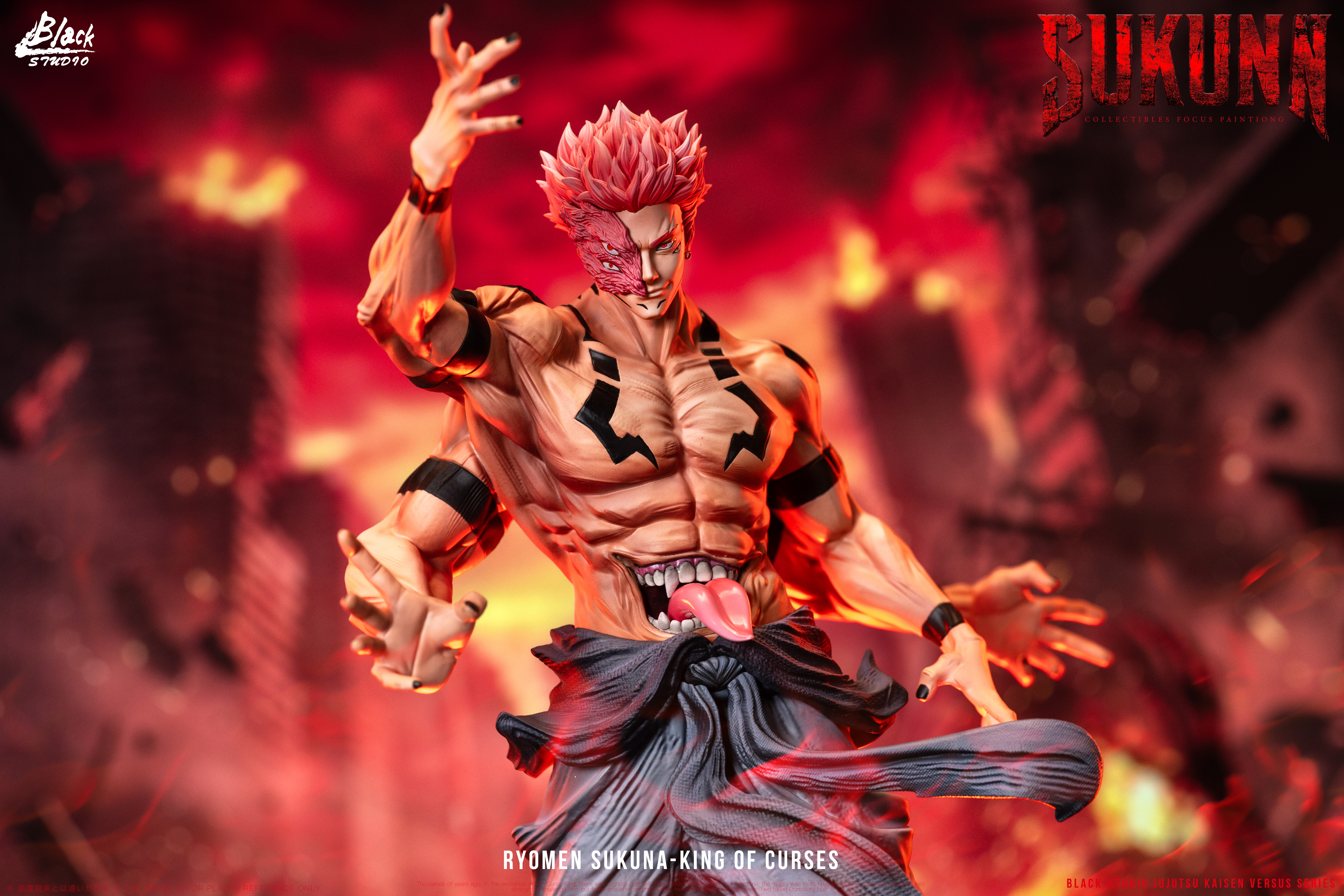 【Pre-sale】Ryomen Sukuna-Jujutsu Kaisen-Black Studio