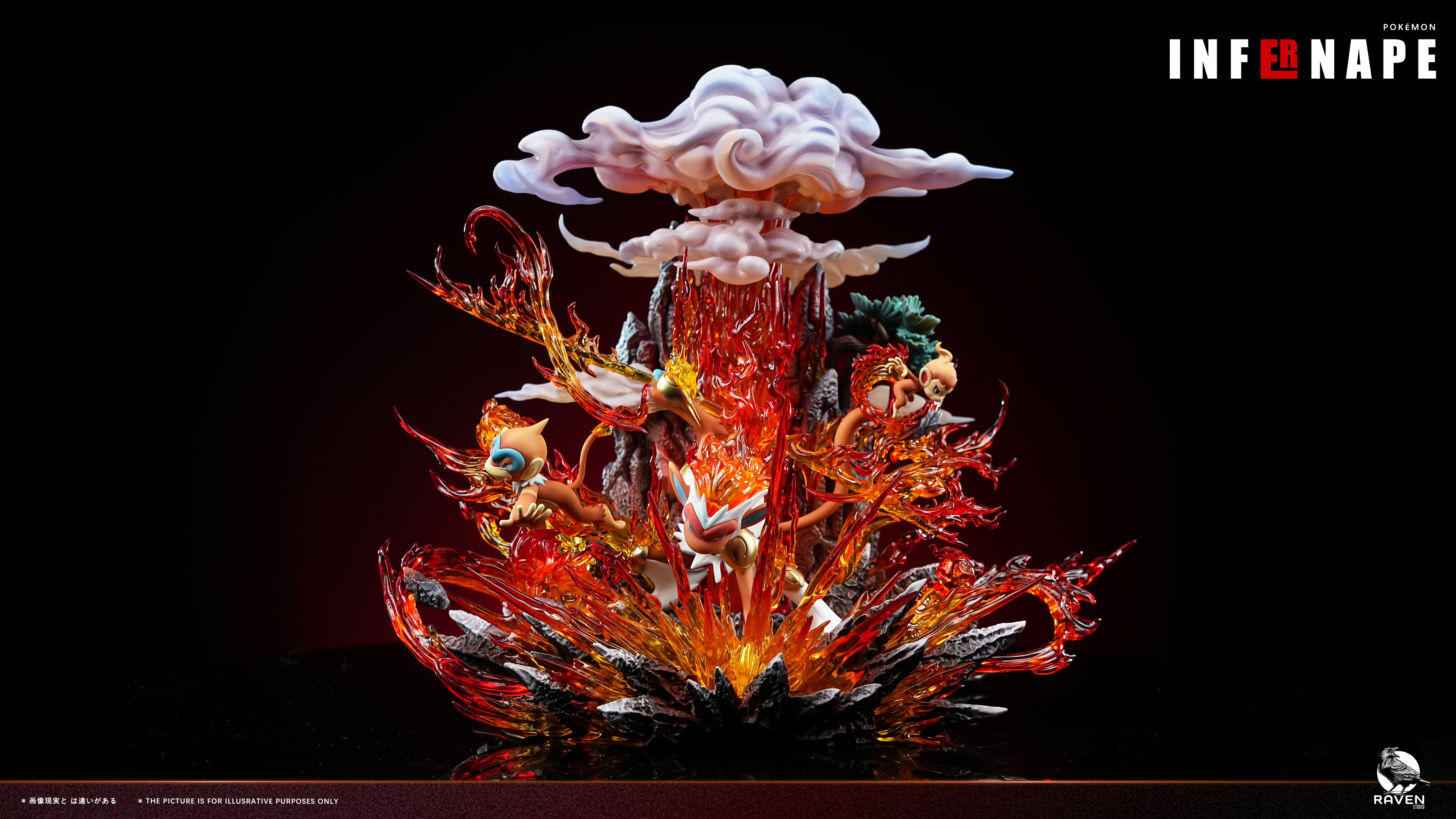 【Pre-sale】Infernape with LED-Pokemon-Raven Studio