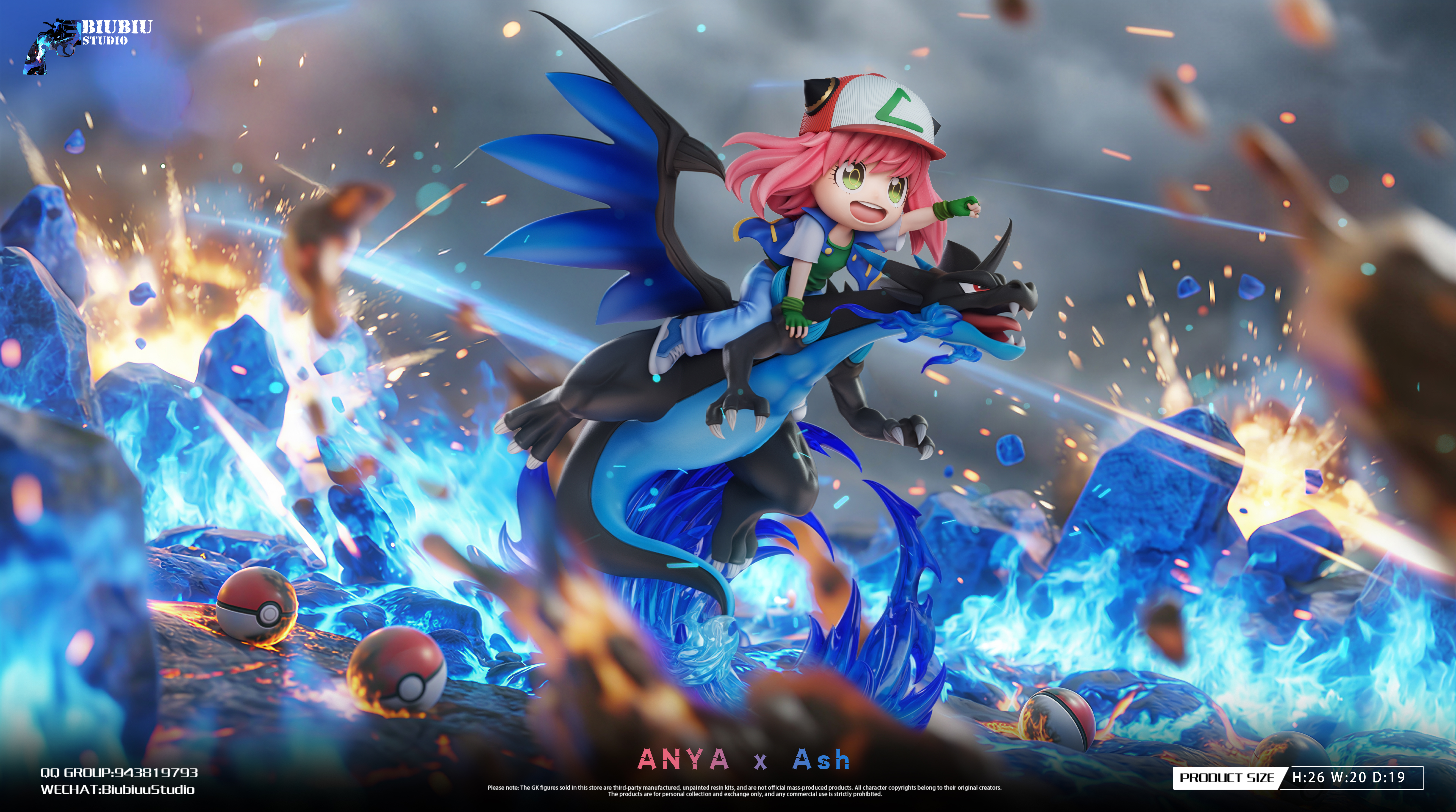 【Pre-sale】1/6 Scale 001 Anya Charizard-Biubiu Studio