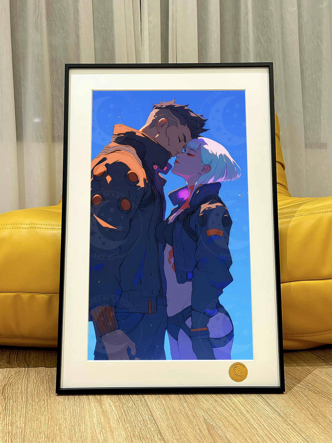 【Pre-sale】Decorative Painting of Lucy and David-CYBERPUNK EDGERUNNERS-XingKong Studio