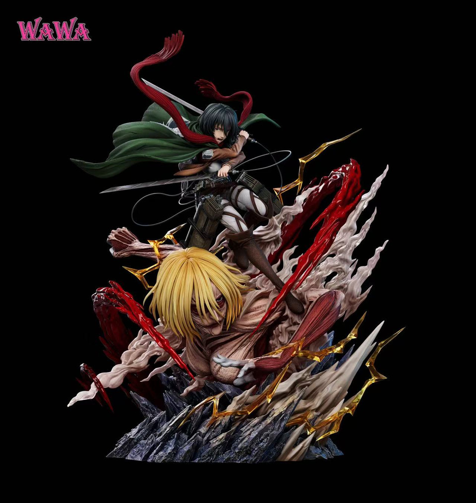 【Pre-sale】Mikasa Ackerman and Female Titan-WAWA Studio