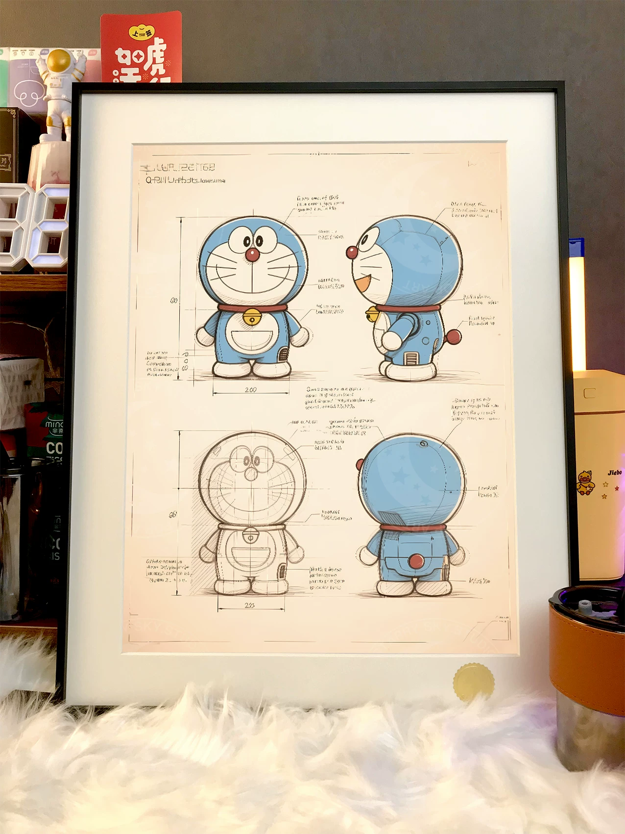 【Pre-sale】Decorative Painting of Design Draft of Doraemon-XingKong Studio