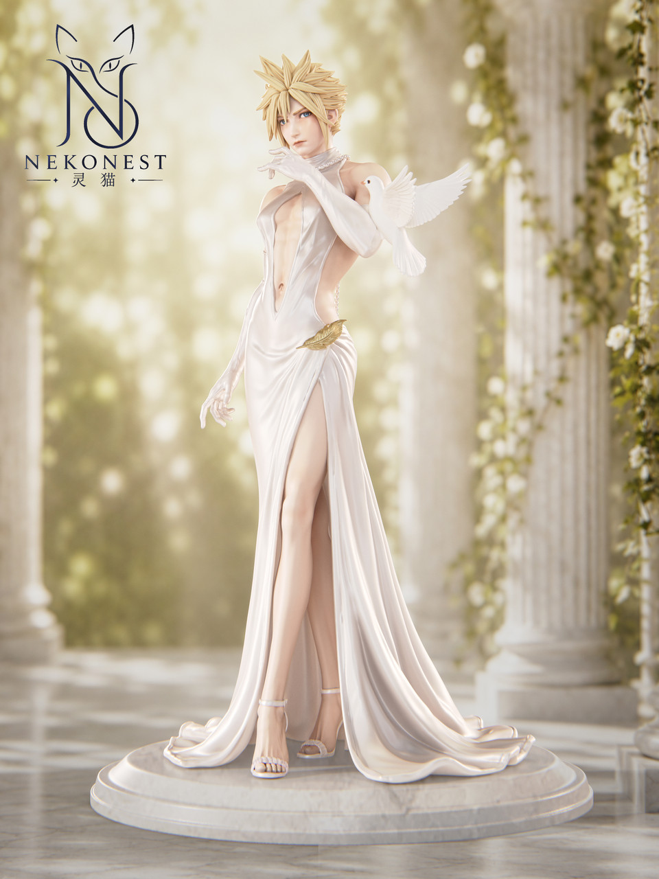 【Pre-sale】1/6 Scale White Dress CLOUD-Final Fantasy-NekoNest Studio