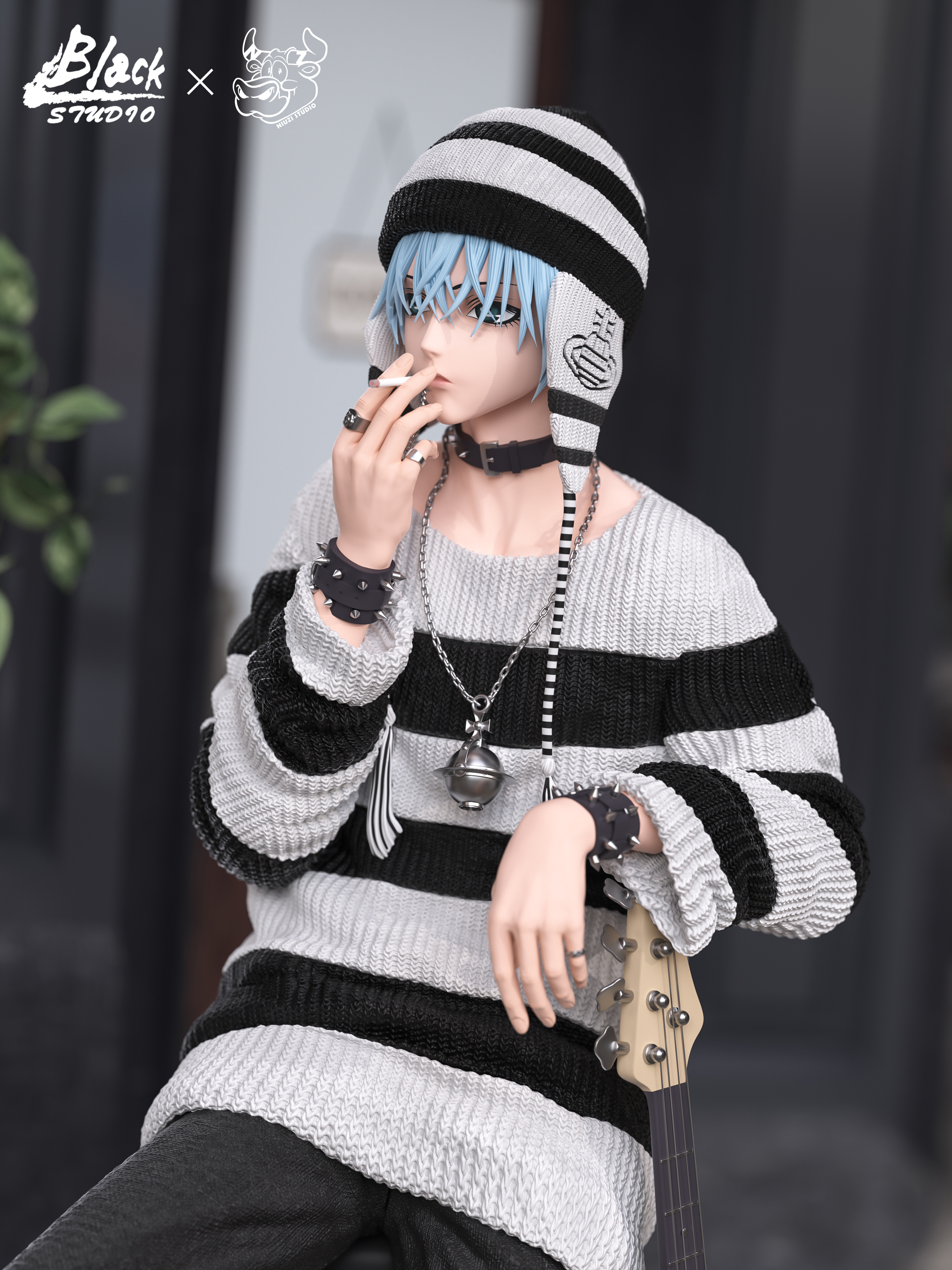 【Pre-sale】1/6 Scale Okazaki Shinichi 3.0-Nana-BLACK and NIUZI Studio