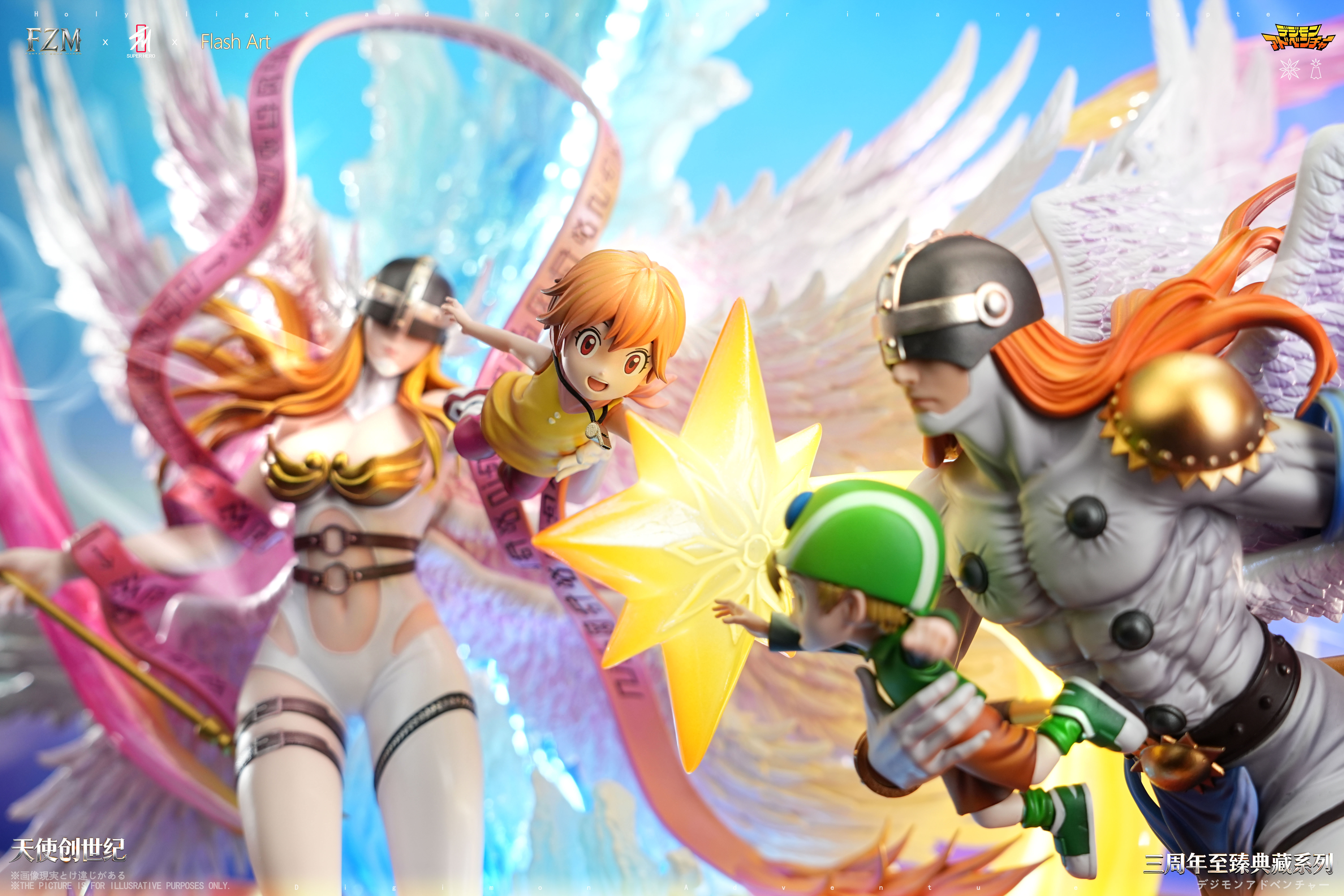 【Pre-sale】Angewomon-Digimon Adventure-SUPER HERO Studio x Flash Art STUDIO x Fantasy Zone Maker