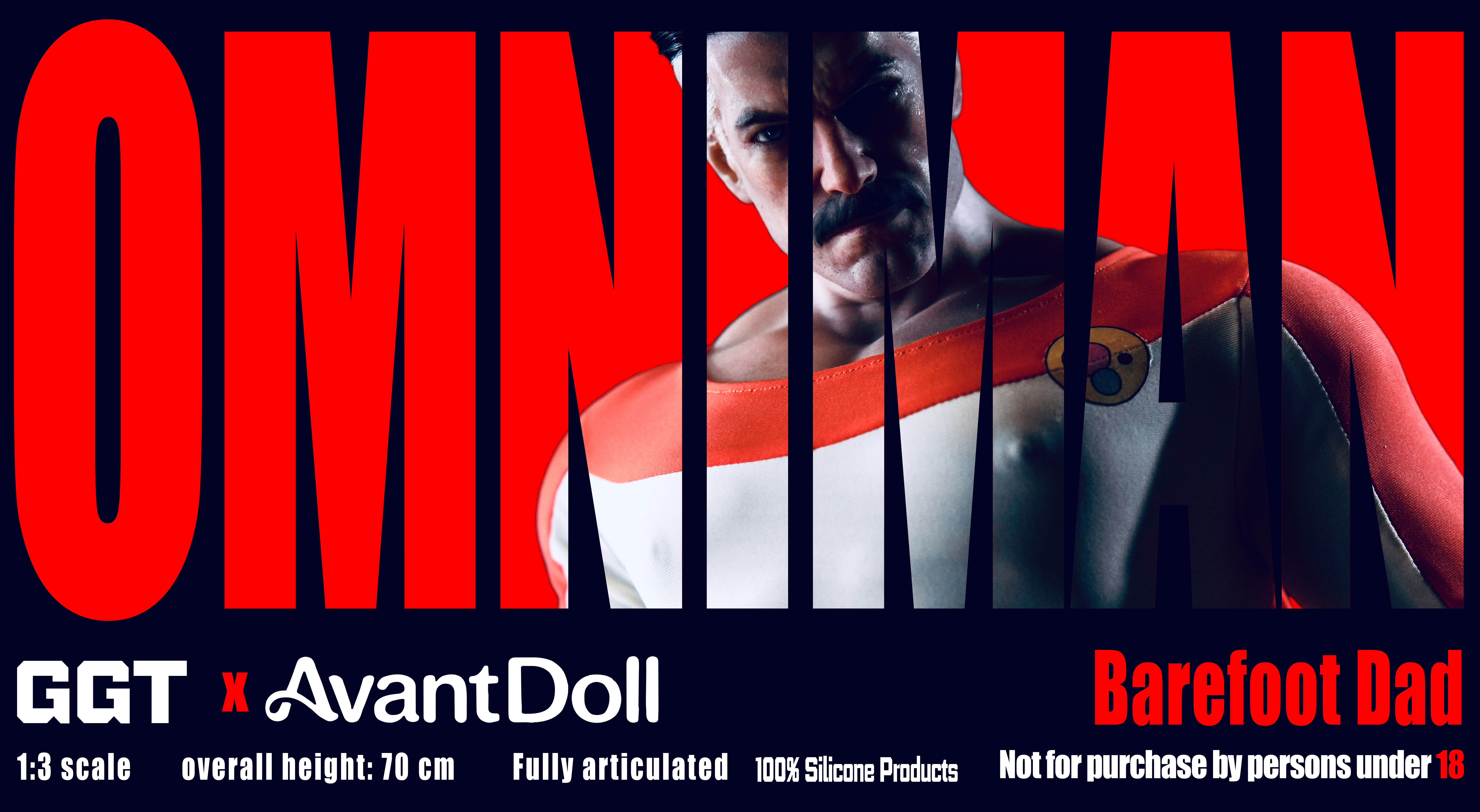 【Pre-sale】1/3 Scale Omni Man Nolan Grayson-GGT Studio × AvantDoll