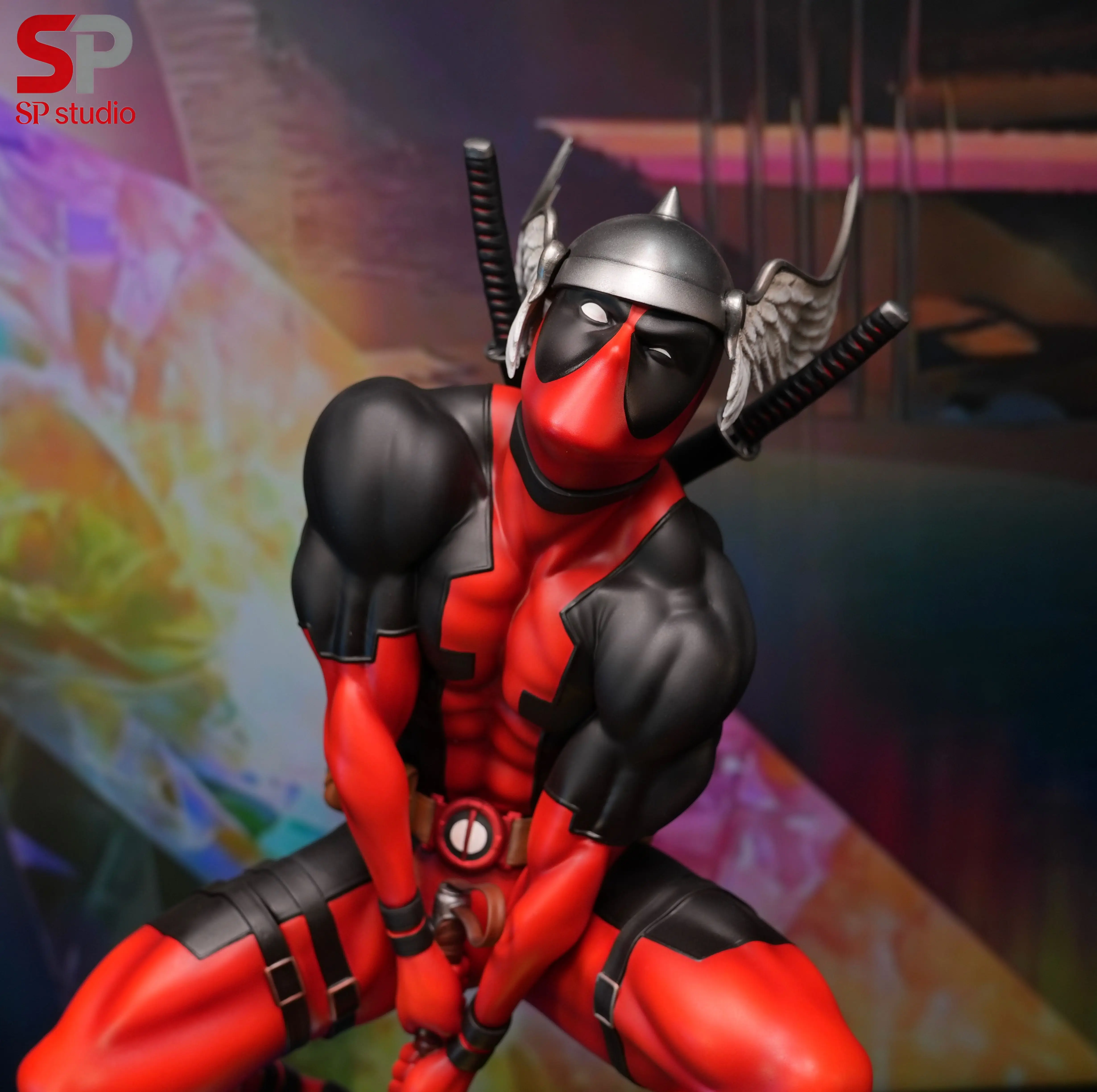 【Pre-sale】1/4 Scale 004 Deadpool with Hammer-SP Studio