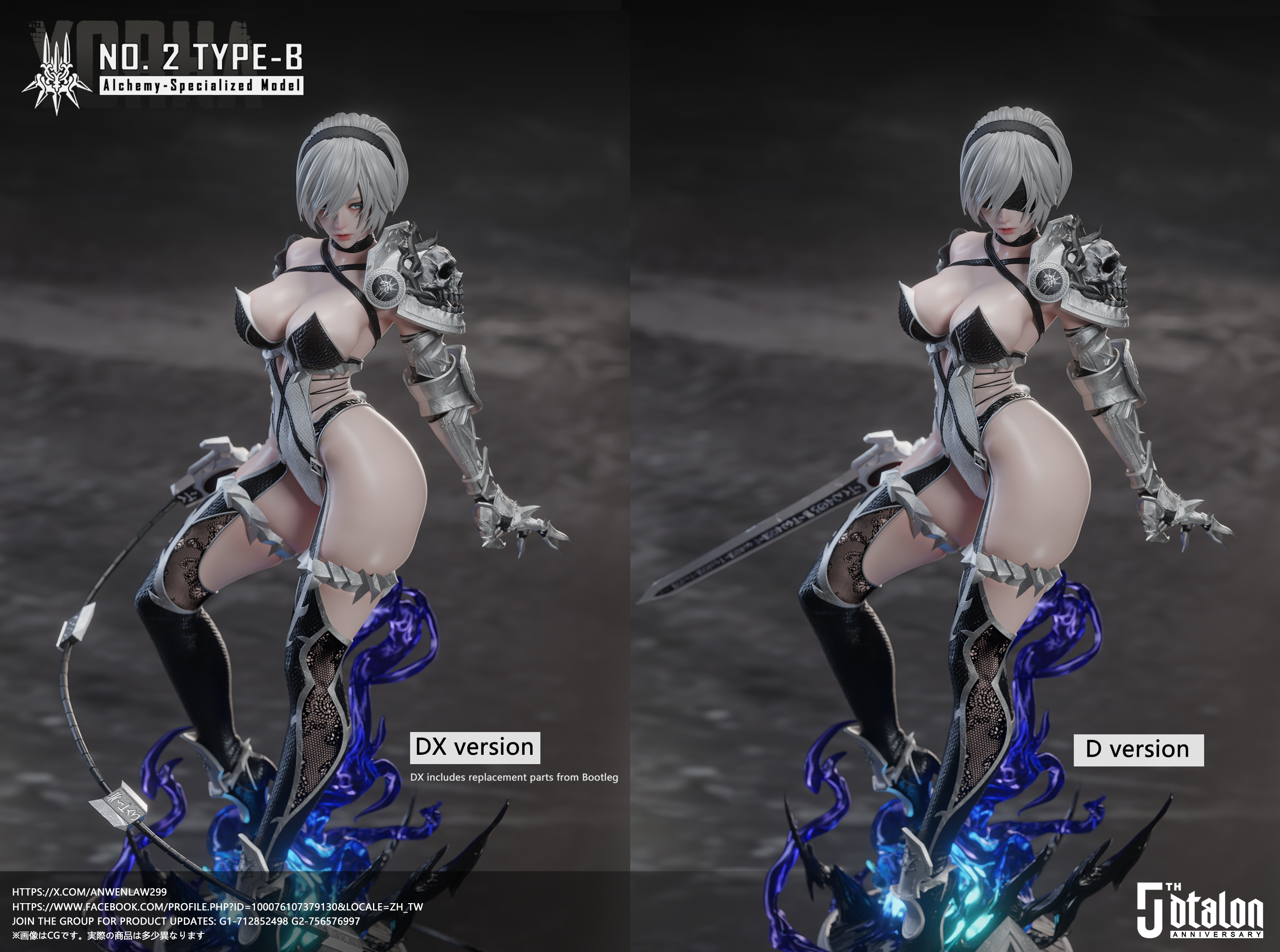 【Pre-sale】1/4 Scale NieR 2B-NieR:Automata-Dtalon Production Studio