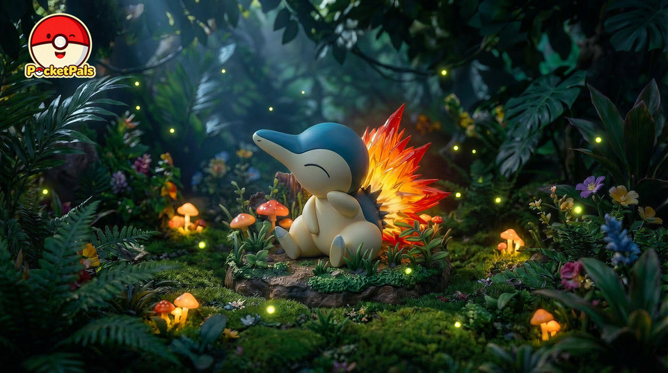 【Pre-sale】1/20 and 1/10 Scale Cyndaquil-PocketPals Studio