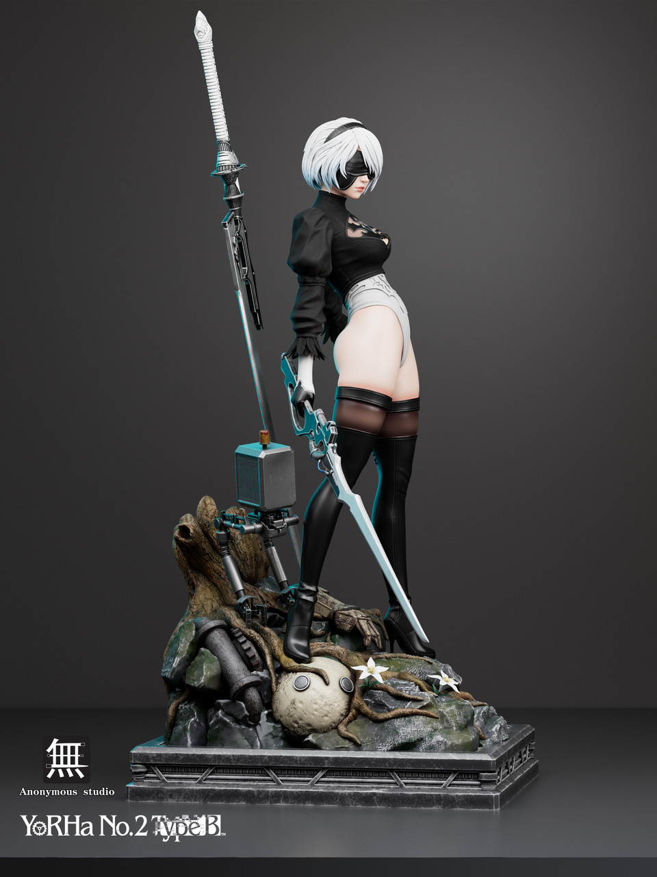 【Pre-sale】1/6 and 1/4 Scale NieR 2B-NieR:Automata-Anonymous Studio