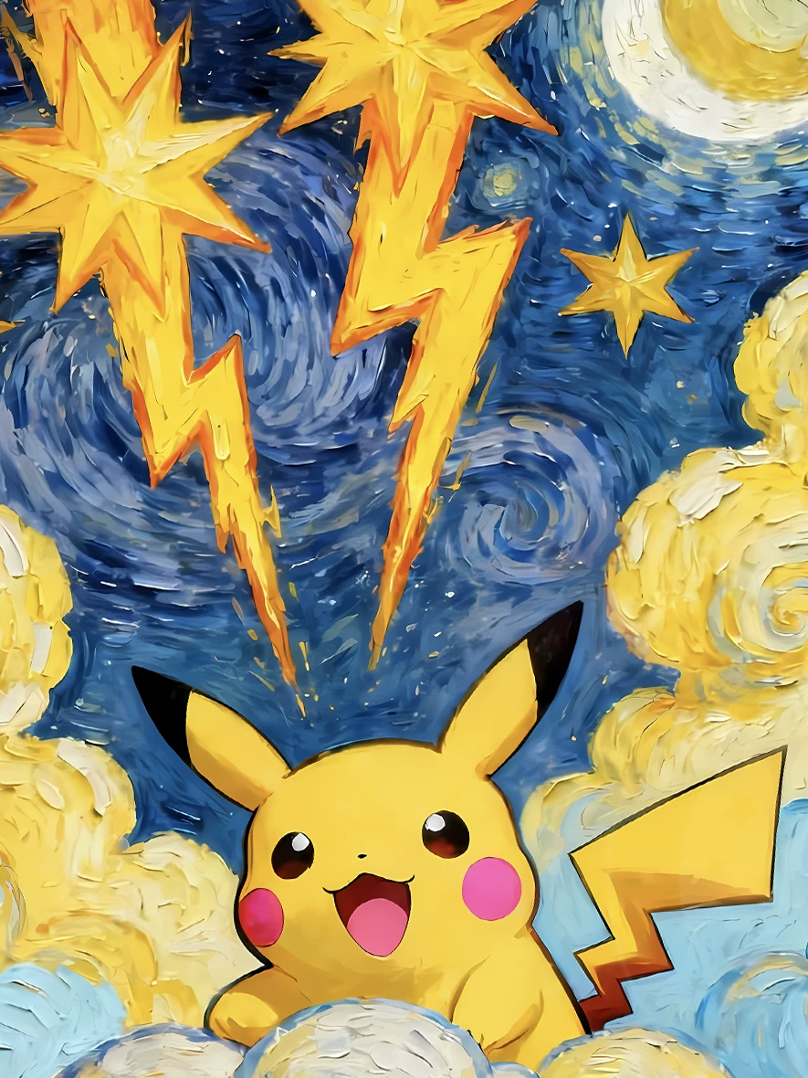 【Pre-sale】Decorative Painting of Pikachu-Pokemon-XingKong Studio