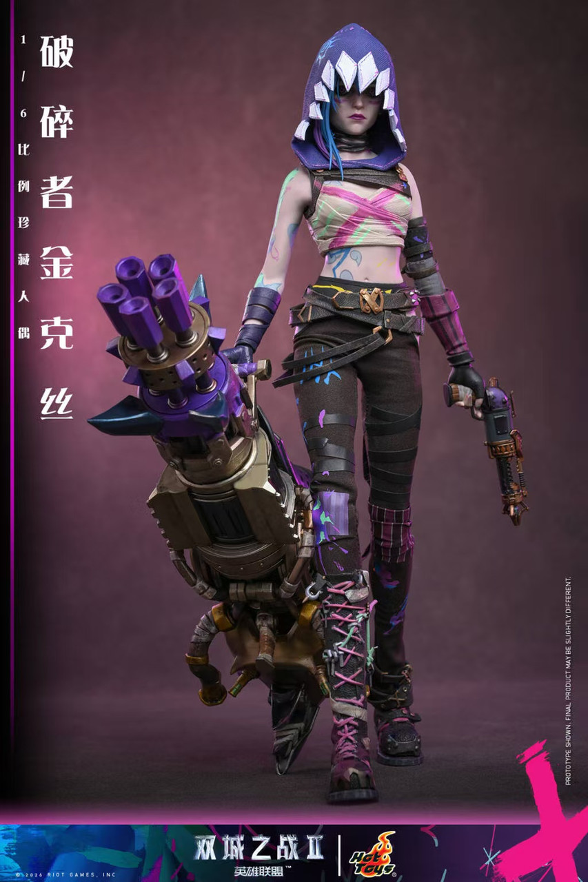 【Pre-sale】1/6 Scale Arcane 2 Jinx-League of Legends (LOL)-Hot Toys Studio
