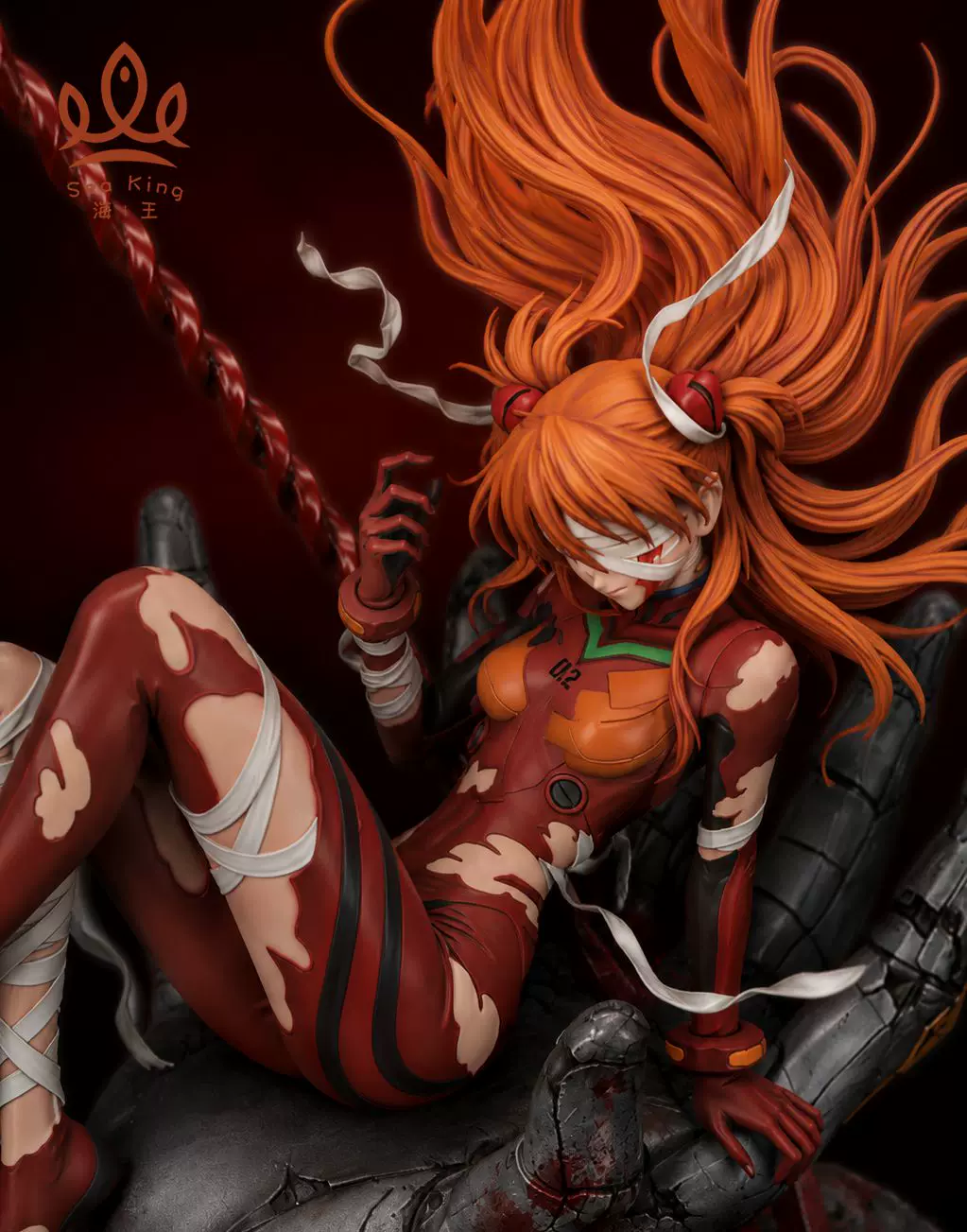 【Pre-sale】1/6 Scale Asuka After Battle-EVA-Sea King Studio