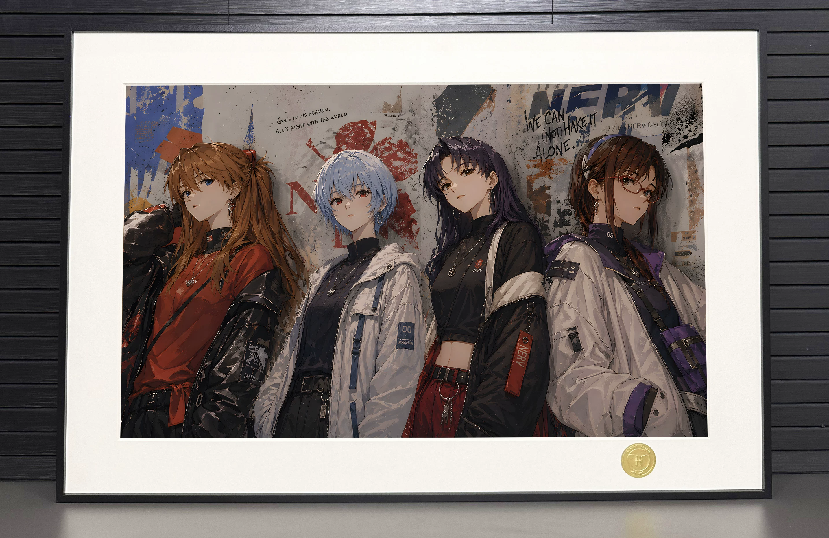 【Pre-sale】Decorative Painting of 4 Girls-H2 Studio