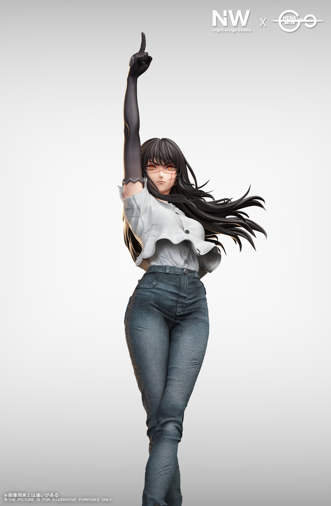 【Pre-sale】1/6 and 1/4 Scale War Devil Yoru-Chainsaw Man-Night Wing Studio × Hera Studio