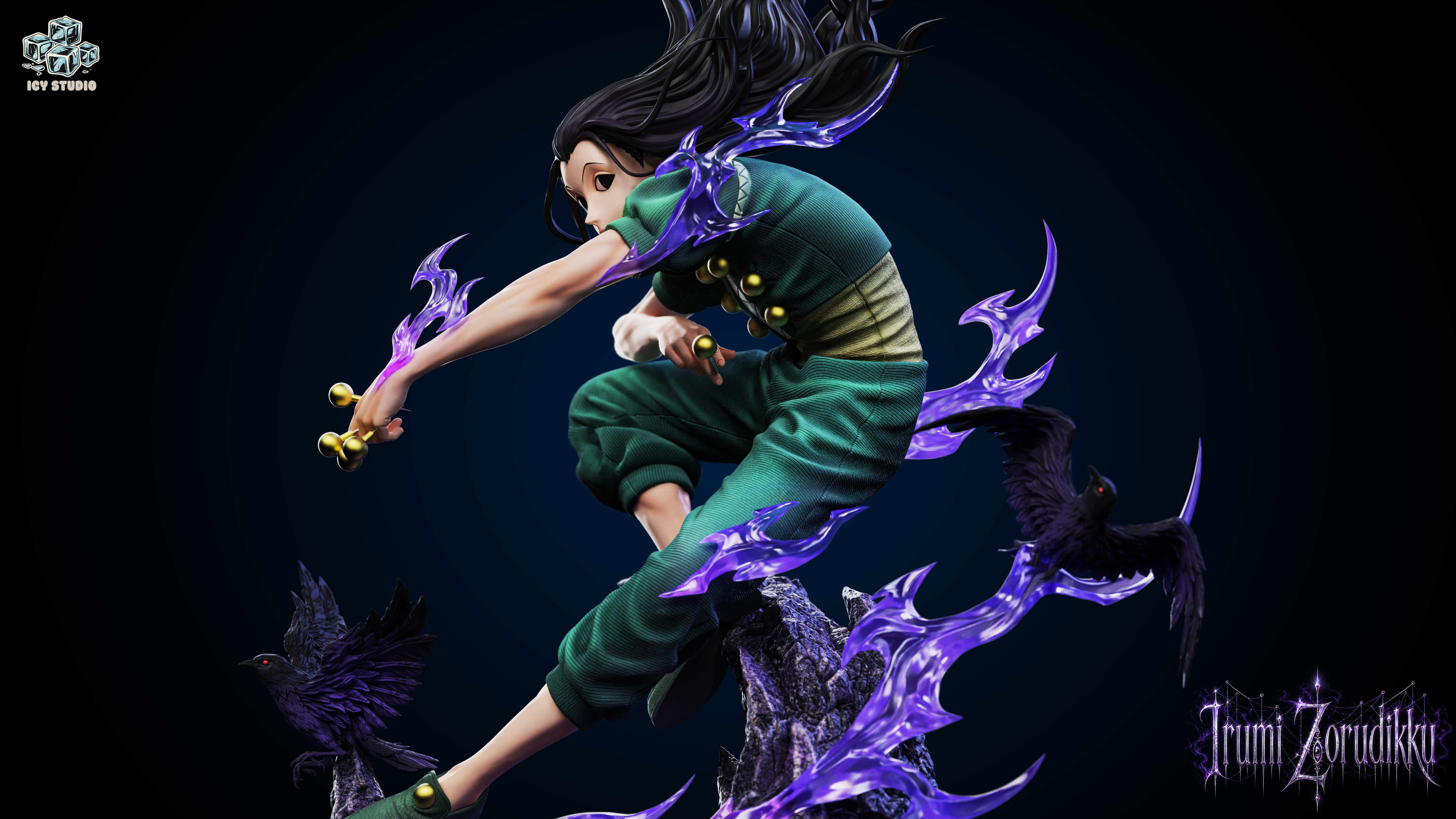 【Pre-sale】1/6 Scale Illumi Zoldyck and Hyskoa-Hunter X Hunter-Icy Studio