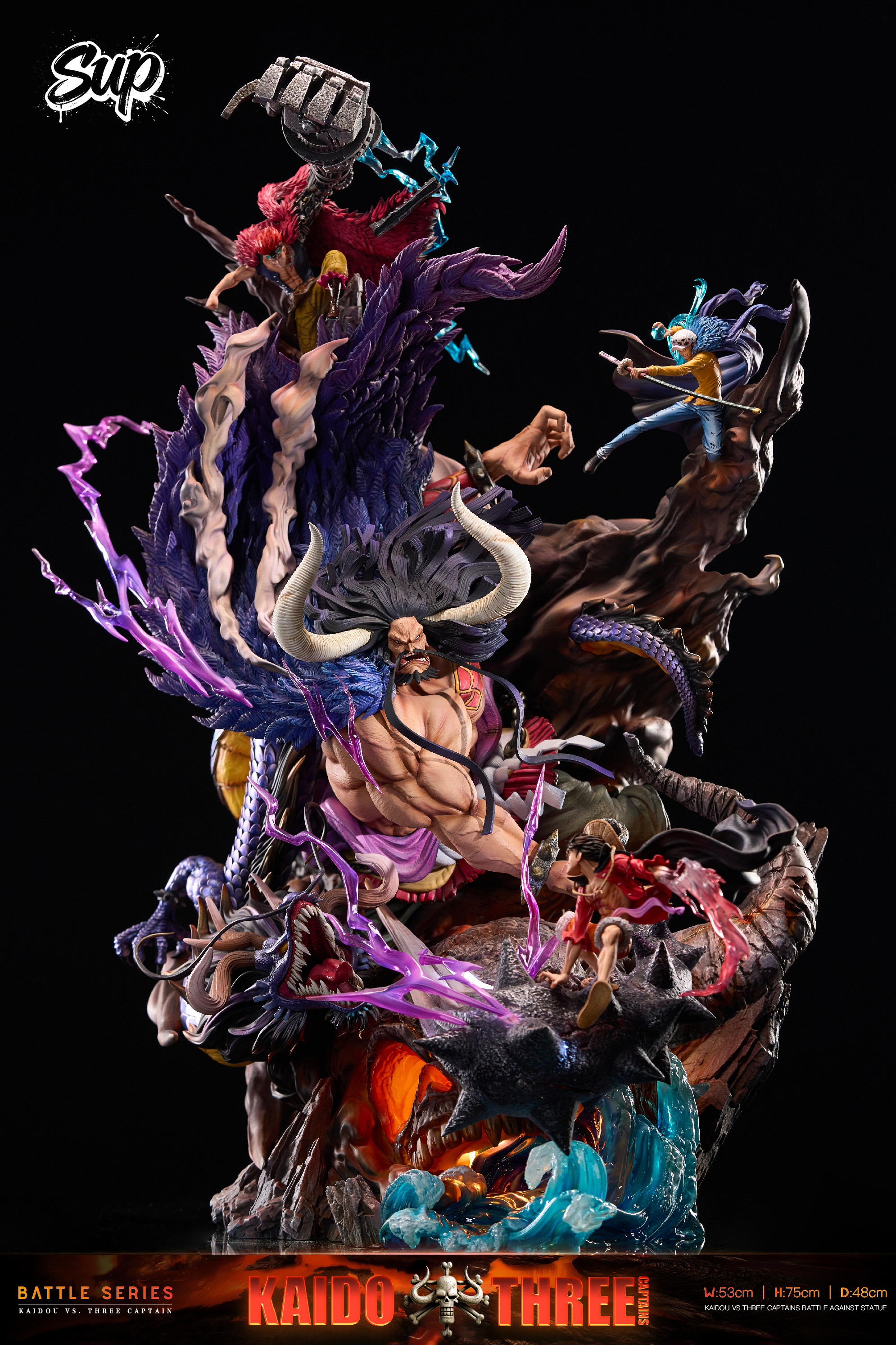 【Pre-sale】Kaidou VS Three Captains-One Piece-Sup Studio