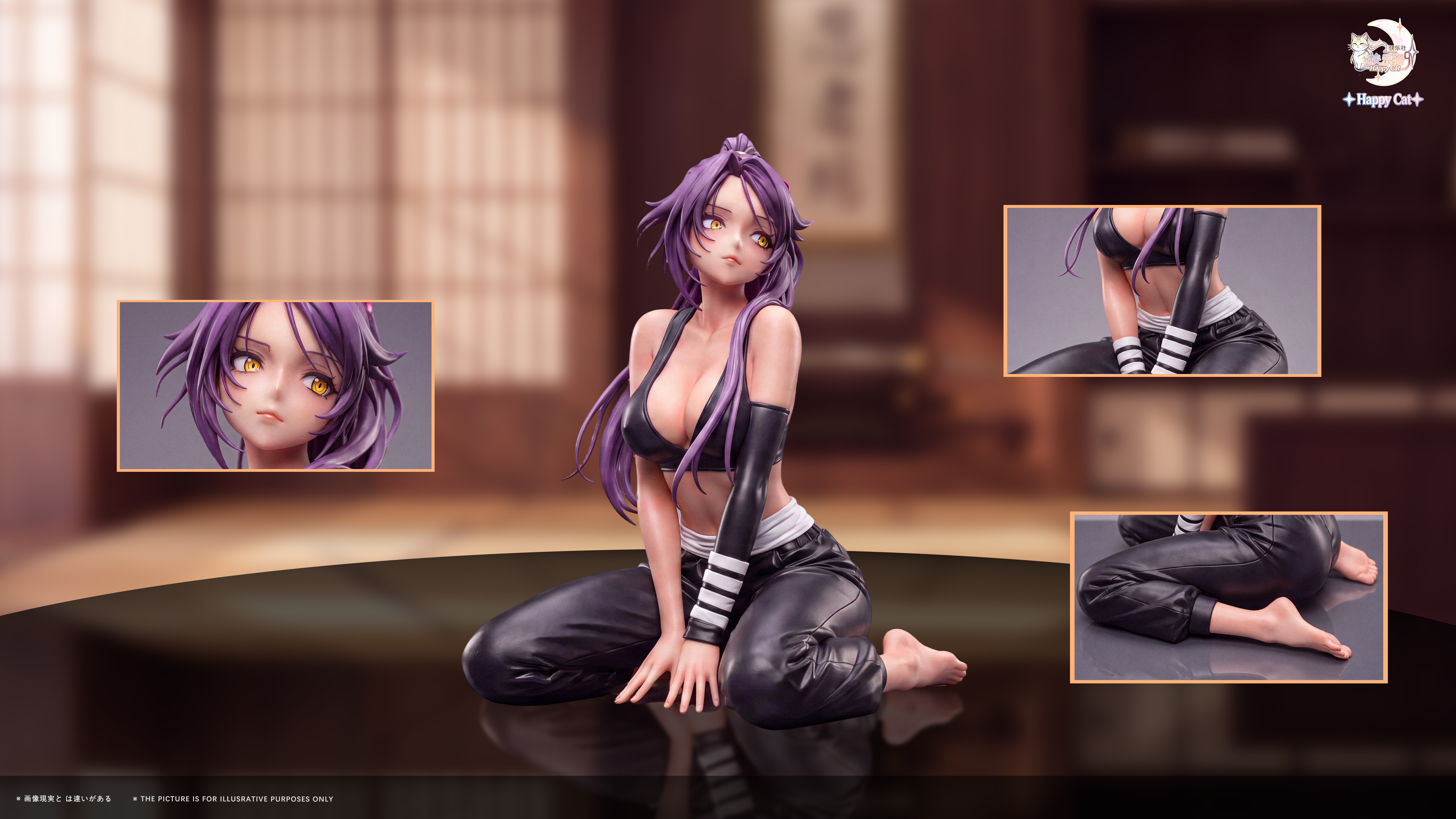 【Pre-sale】1/4 Scale Shihouin Yoruichi-Bleach-Happy Cat Studio